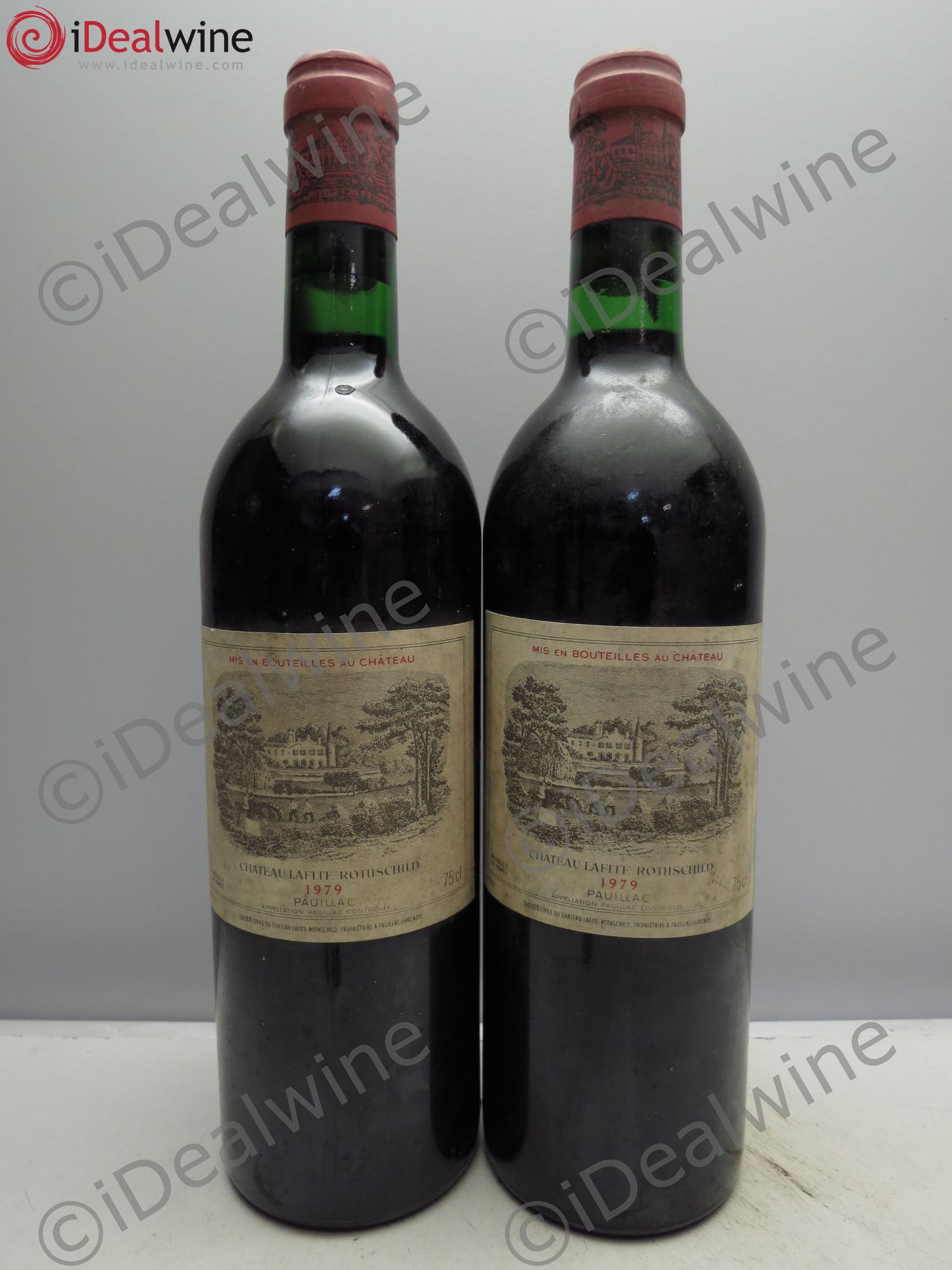 Château Lafite Rothschild 1er Grand Cru Classé 1979 - Lot de 2 bouteilles - 0
