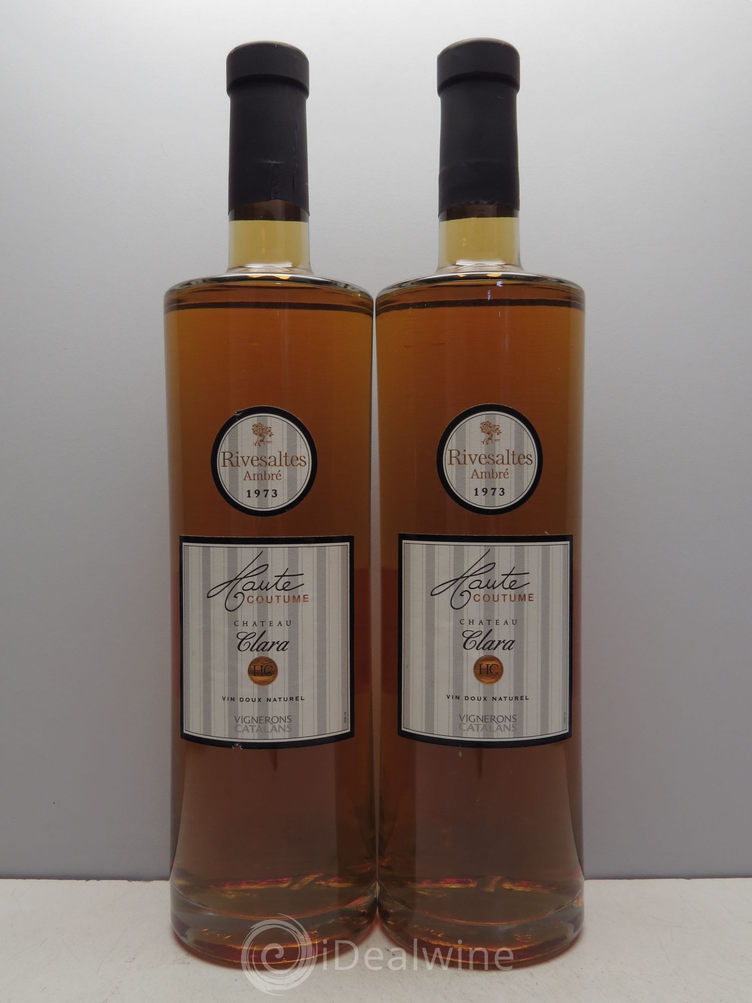 Rivesaltes Haute Coutume Château Clara (Ambré) 1973 - Posten von 2 Flaschen - 0