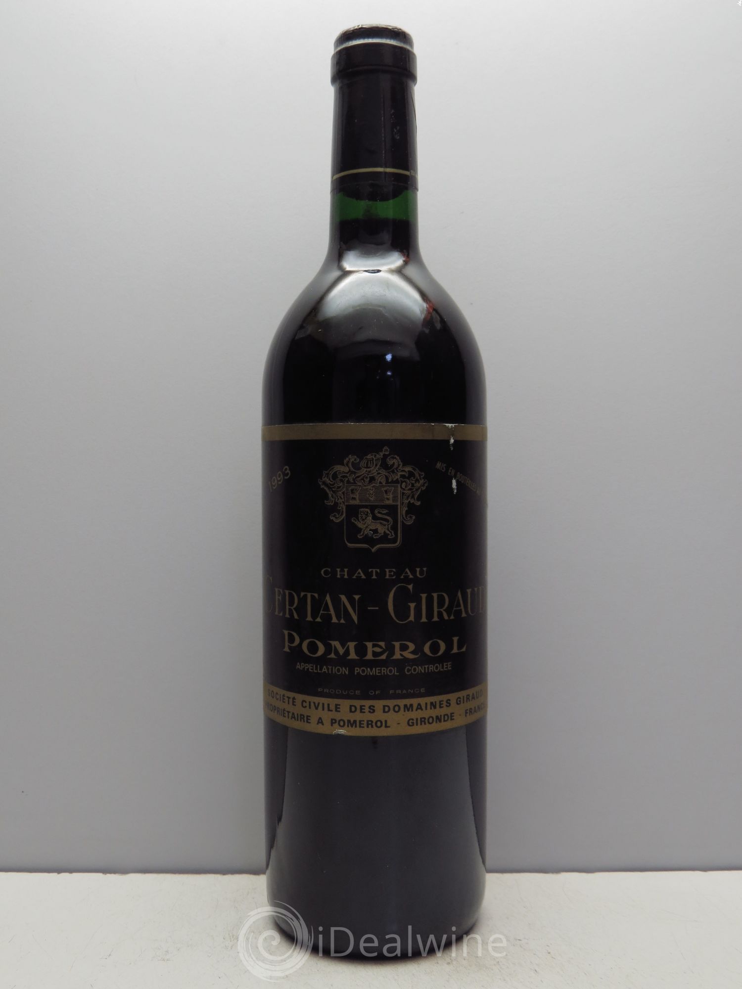 Château Certan Giraud (sans prix de réserve - no reserve) 1993 - Posten von 1 Flasche - 0