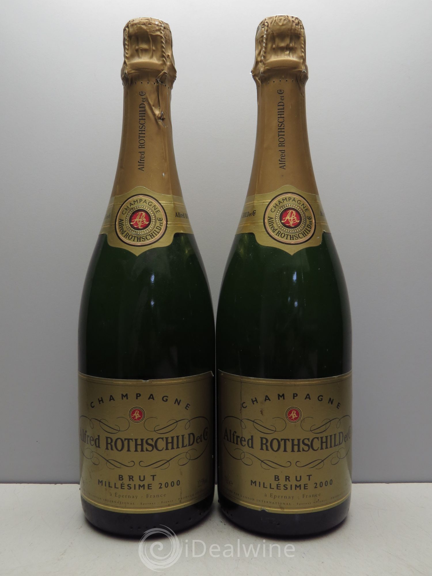 Champagne Alfred Rothschild 2000 - Lot de 2 bouteilles - 0