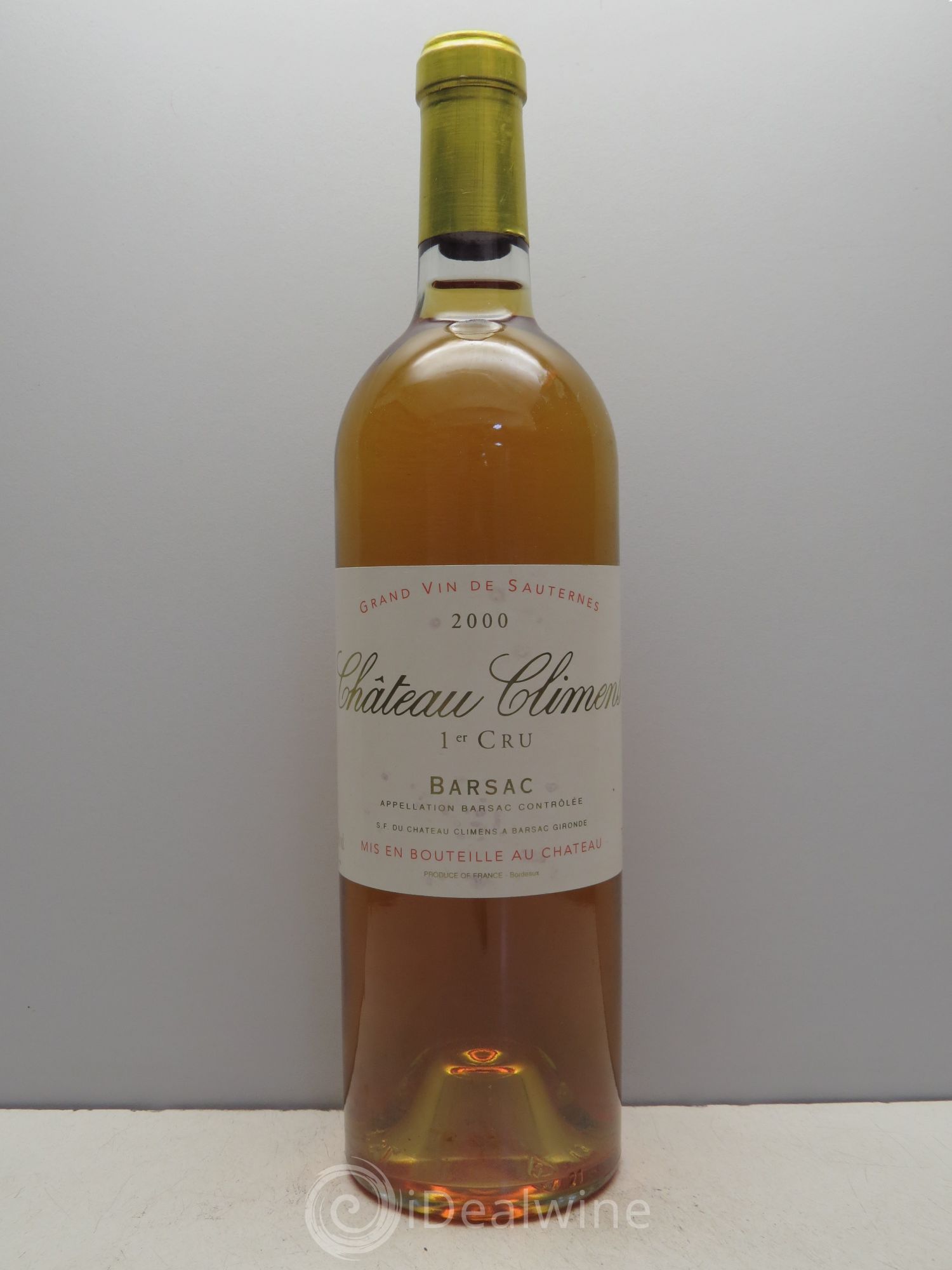 Château Climens 1er Grand Cru Classé 2000 - Lotto di 1 bottiglia - 0