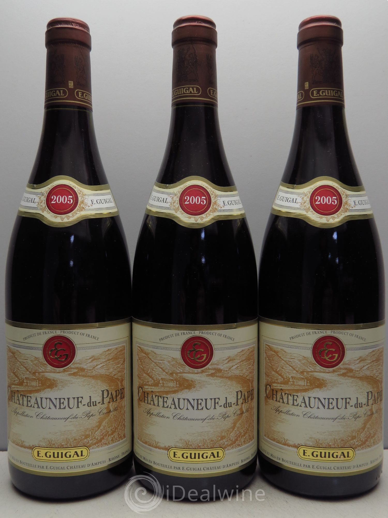 Châteauneuf-du-Pape Guigal 2005 - Lot de 3 bouteilles - 0