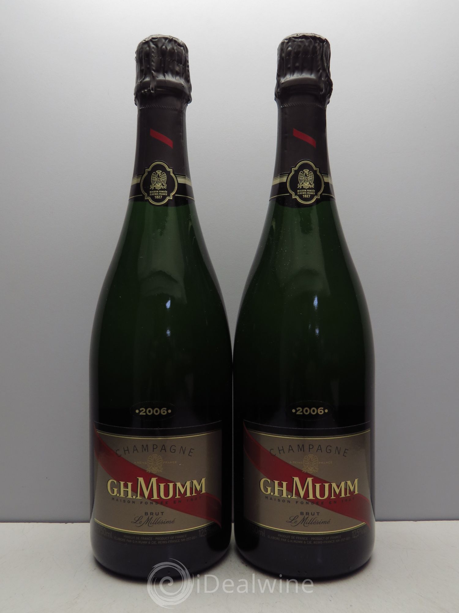 Grand Cordon Mumm 2006 - Lot de 2 bouteilles - 0
