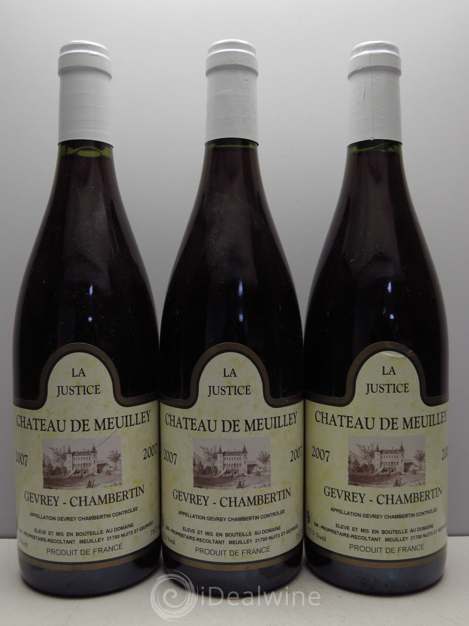 Gevrey-Chambertin La Justice - Domaine Marey 2007 - Posten von 3 Flaschen - 0