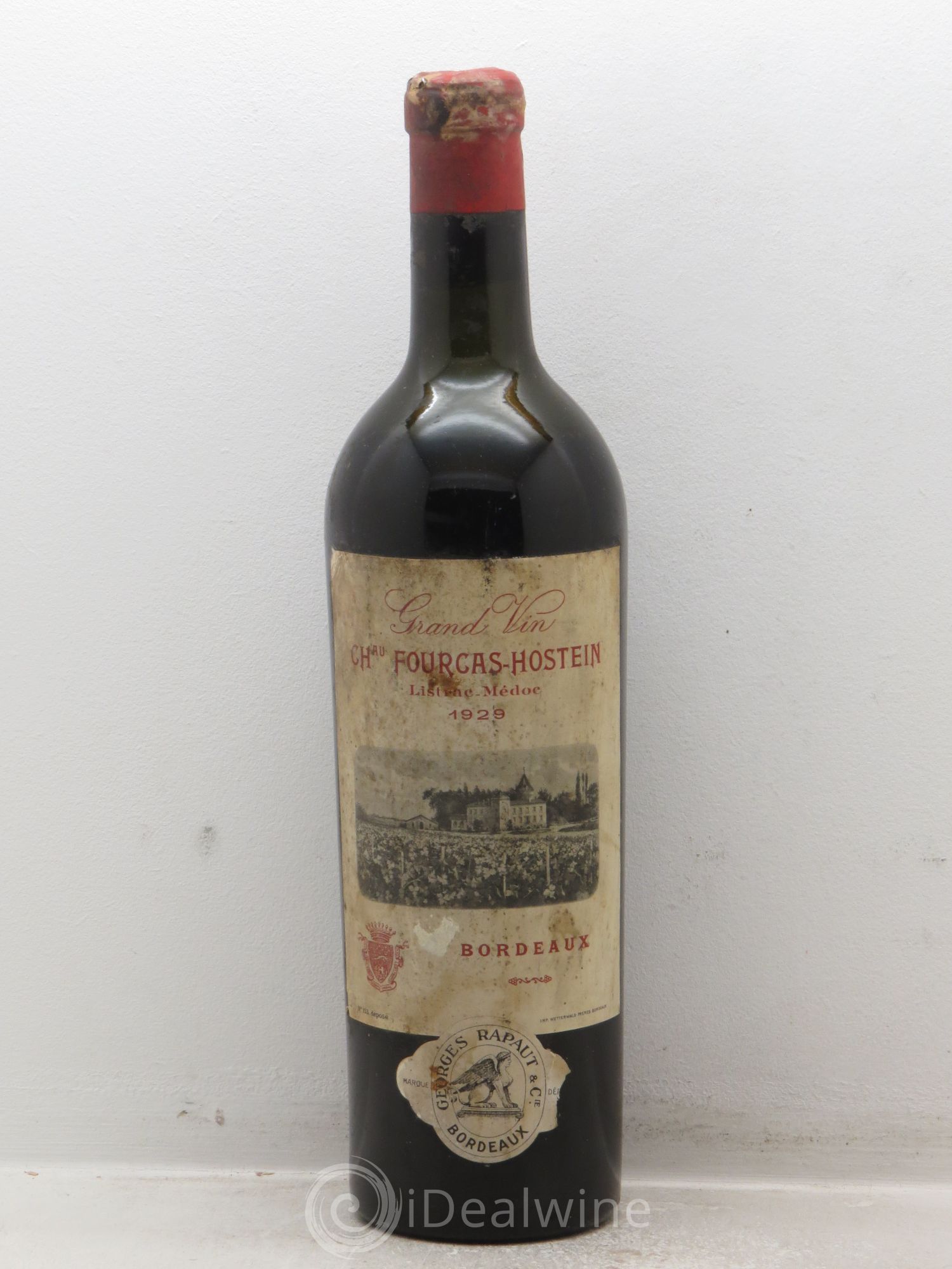 Listrac Château Fourcas Hostein (mise négoce) 1929 - Posten von 1 Flasche - 0