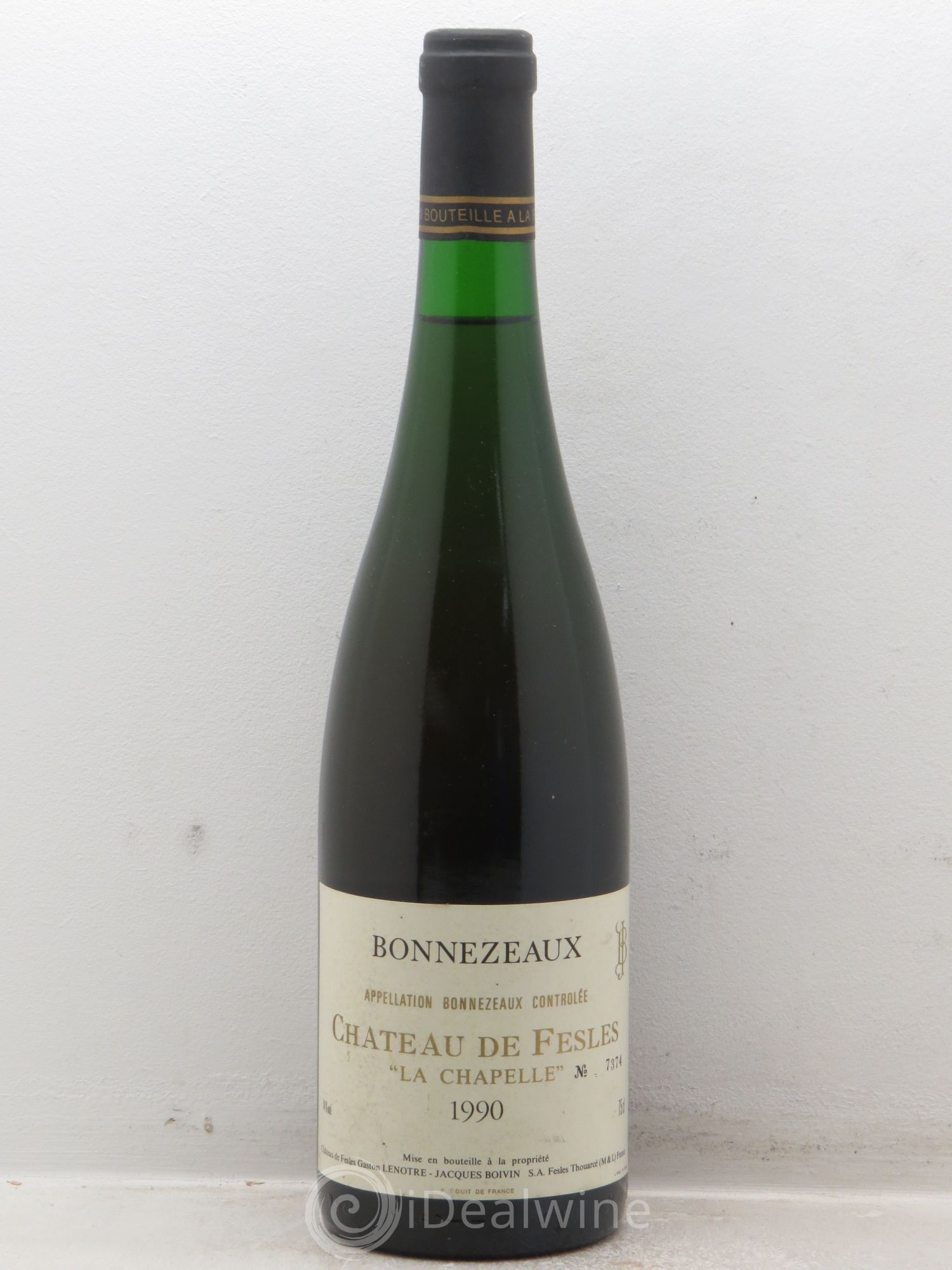 Bonnezeaux La Chapelle Château de Fesles (senza prezzo di riserva) 1990 - Lotto di 1 bottiglia - 0
