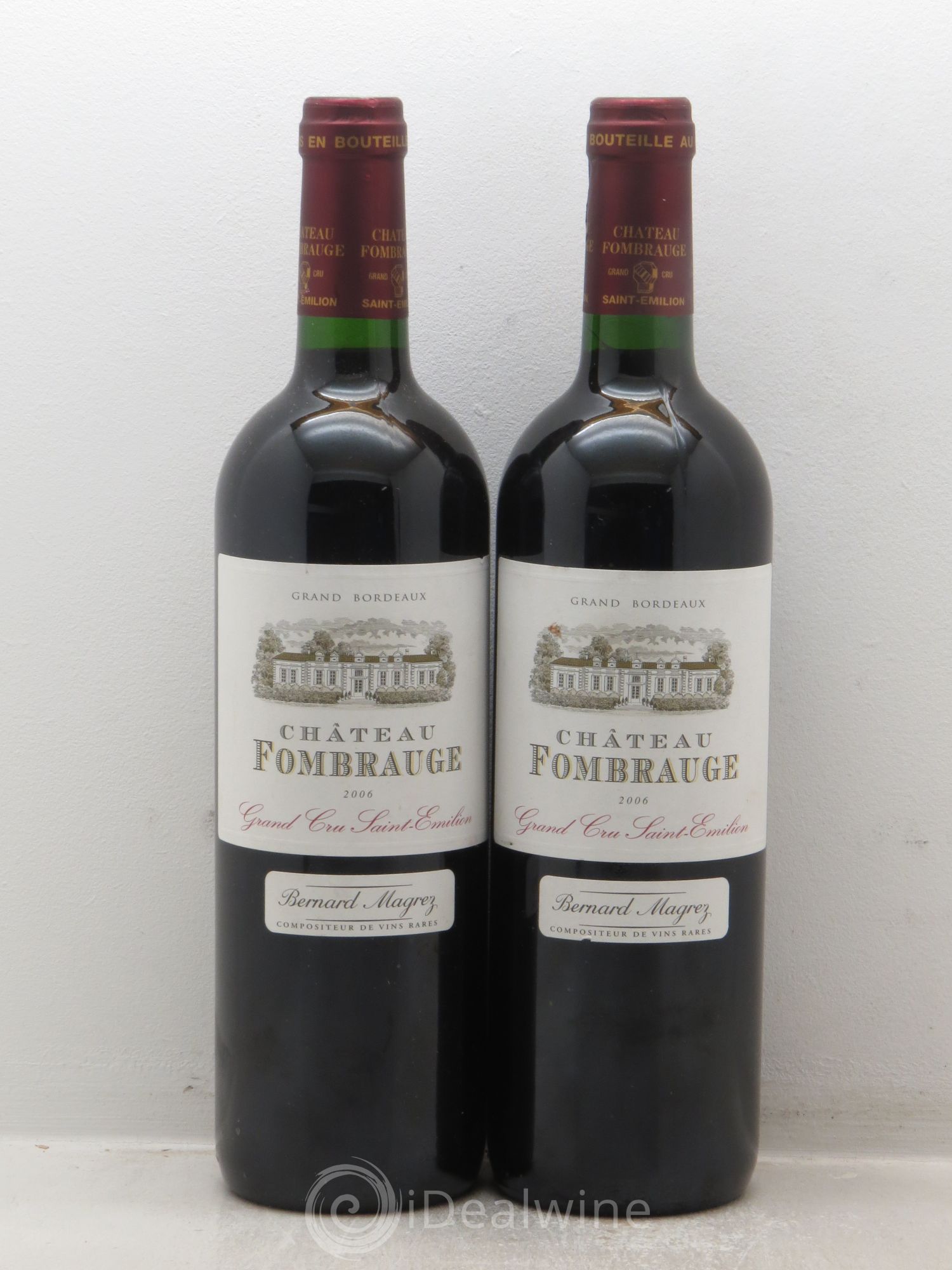 Château Fombrauge Grand Cru Classé 2006 - Lot de 2 bouteilles - 0