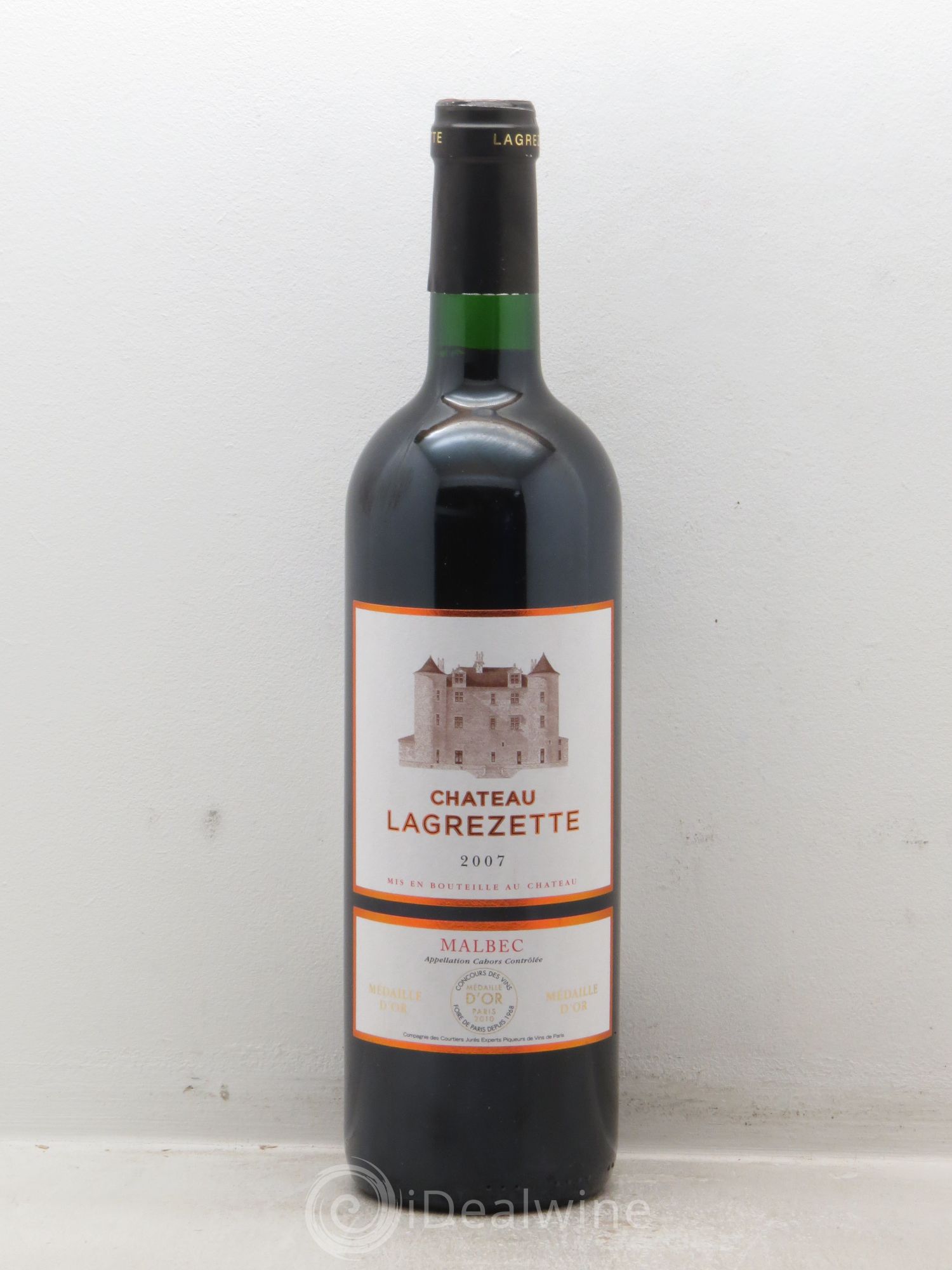 Cahors Château Lagrezette Alain Dominique Perrin (sans prix de réserve) 2007 - Lot de 6 bouteilles - 0