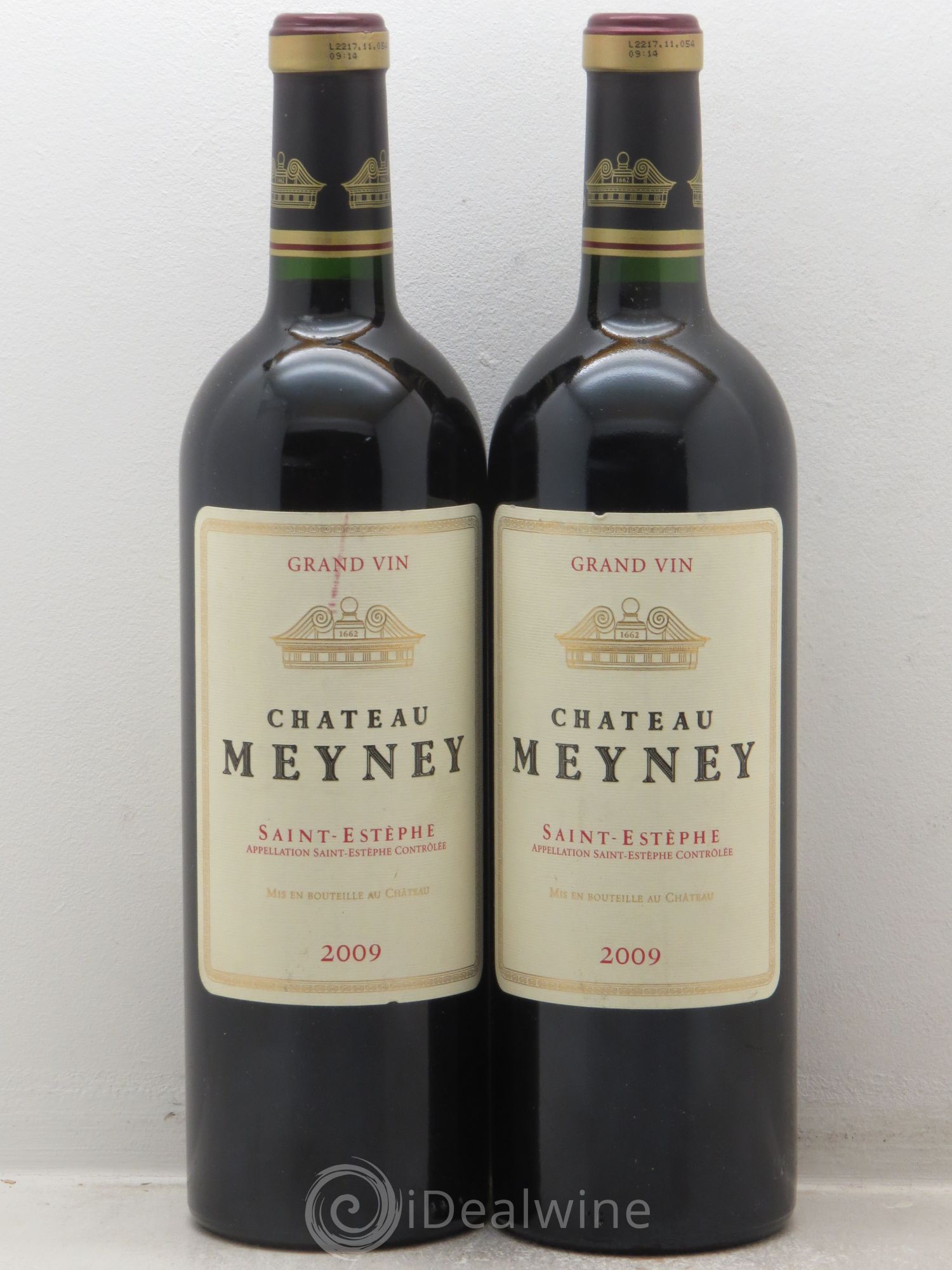 Château Meyney (sans prix de réserve) 2009 - Lot de 2 bouteilles - 0