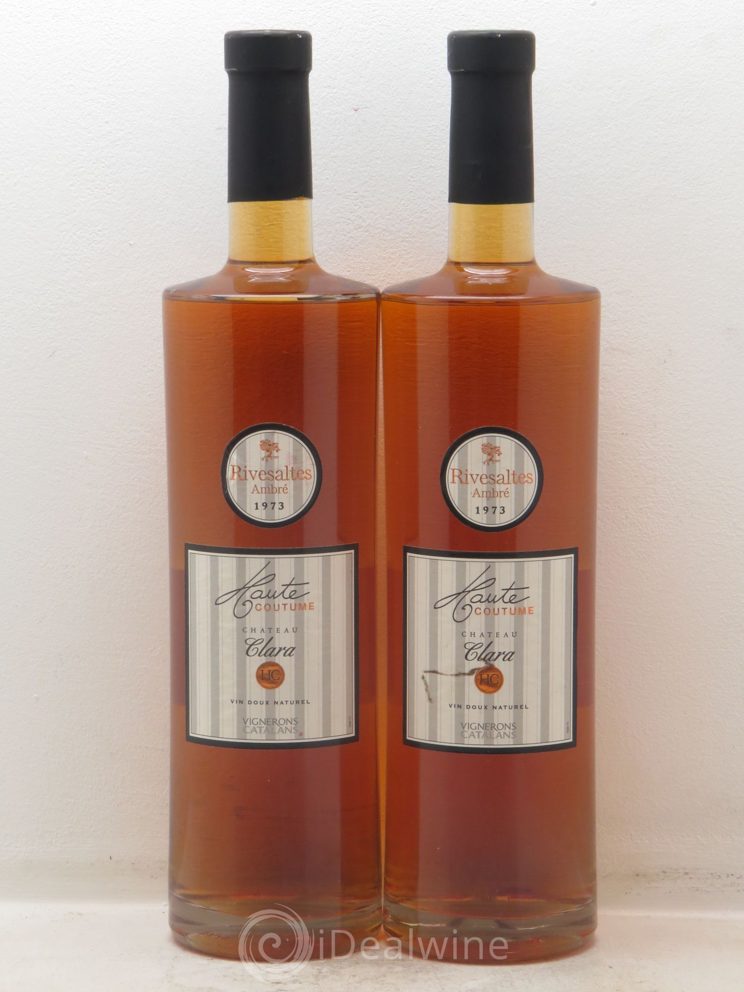 Rivesaltes Haute Coutume Château Clara 1973 - Posten von 2 Flaschen - 0