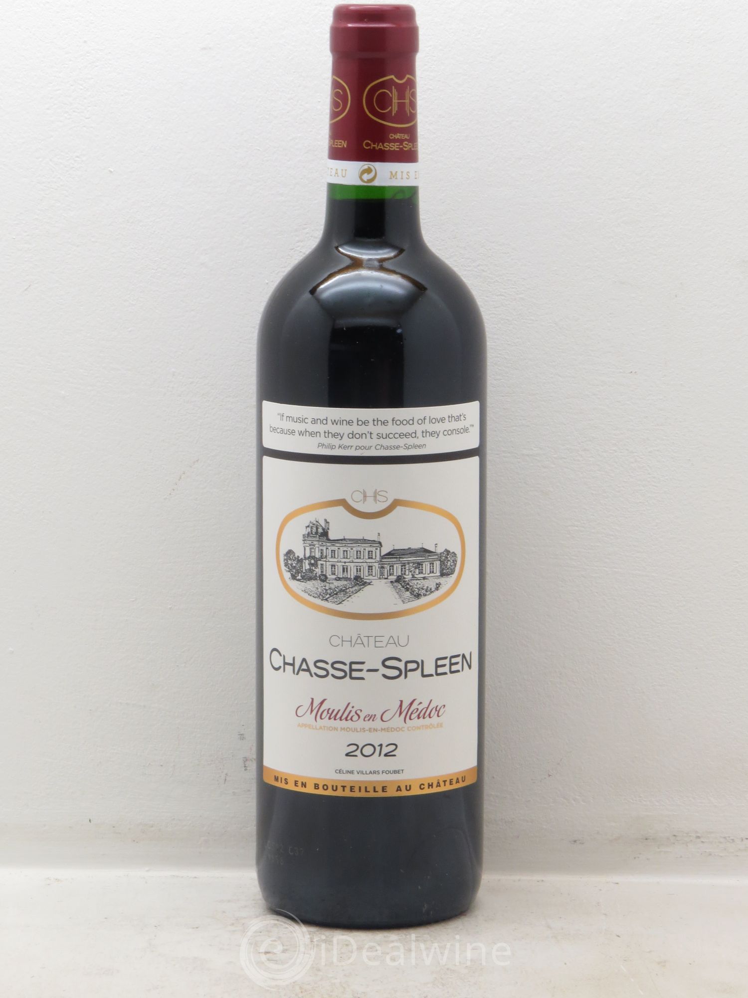 Château Chasse Spleen 2012 - Lot de 6 bouteilles - 0