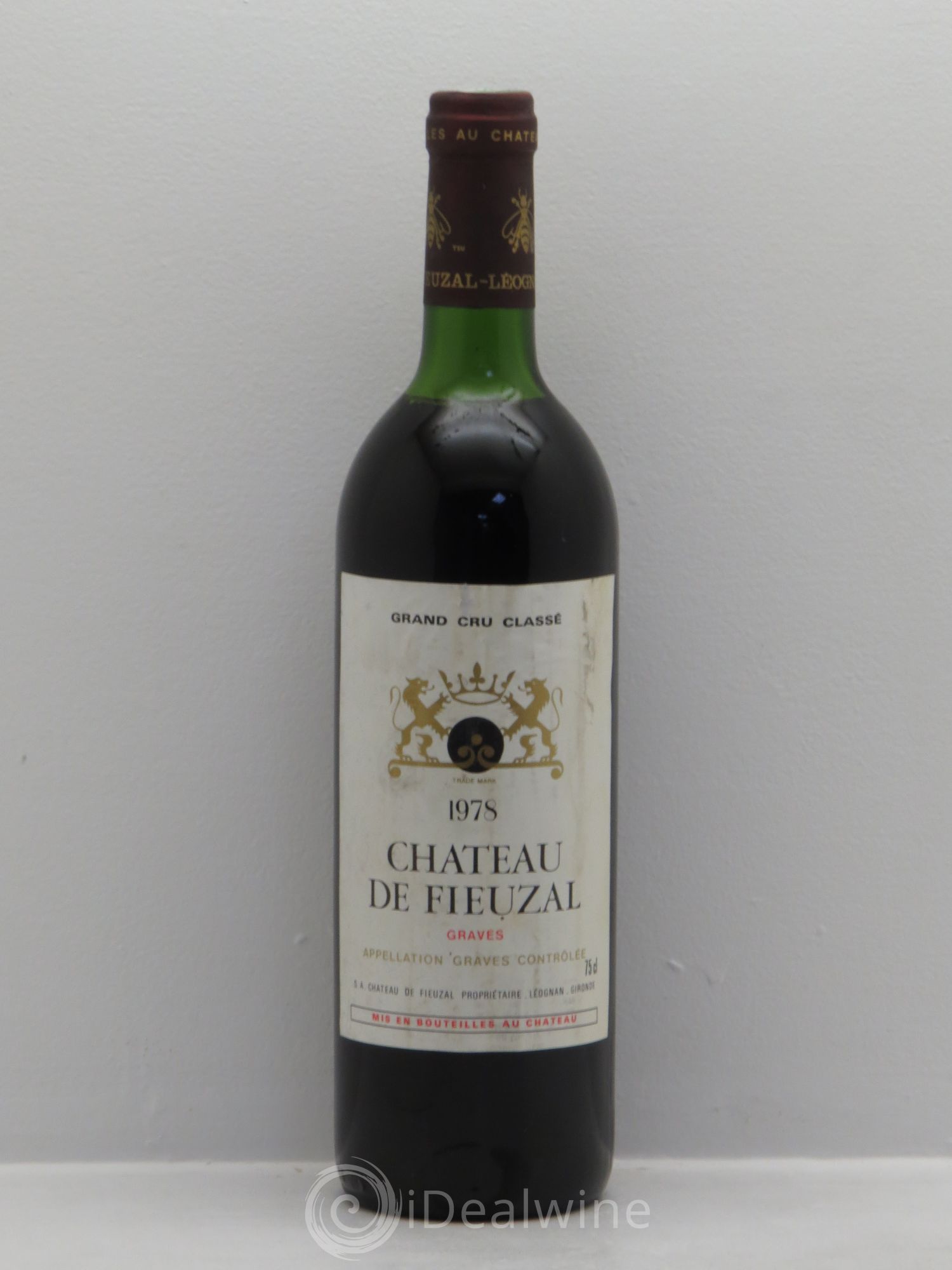 Château de Fieuzal Cru Classé de Graves (sans prix de réserve) 1978 - Lot de 1 bouteille - 0