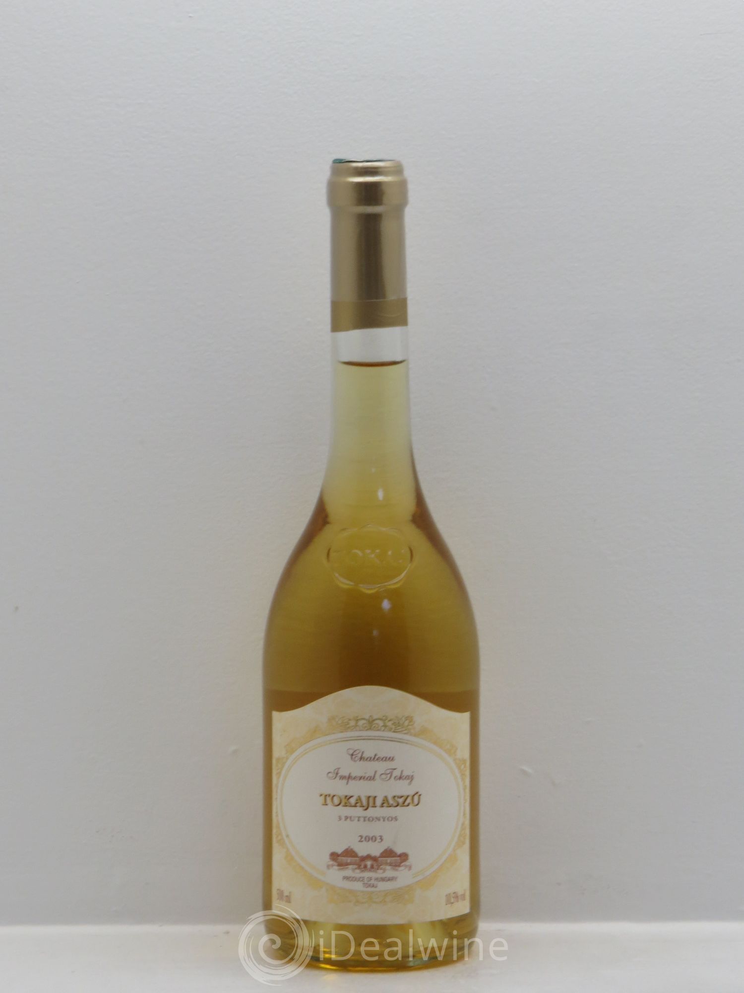 Tokaji Tokaji - 3 Puttonyos - Château Impérial Tokaj (sans prix de réserve) 2003 - Posten von 1 Demi-Flasche - 0