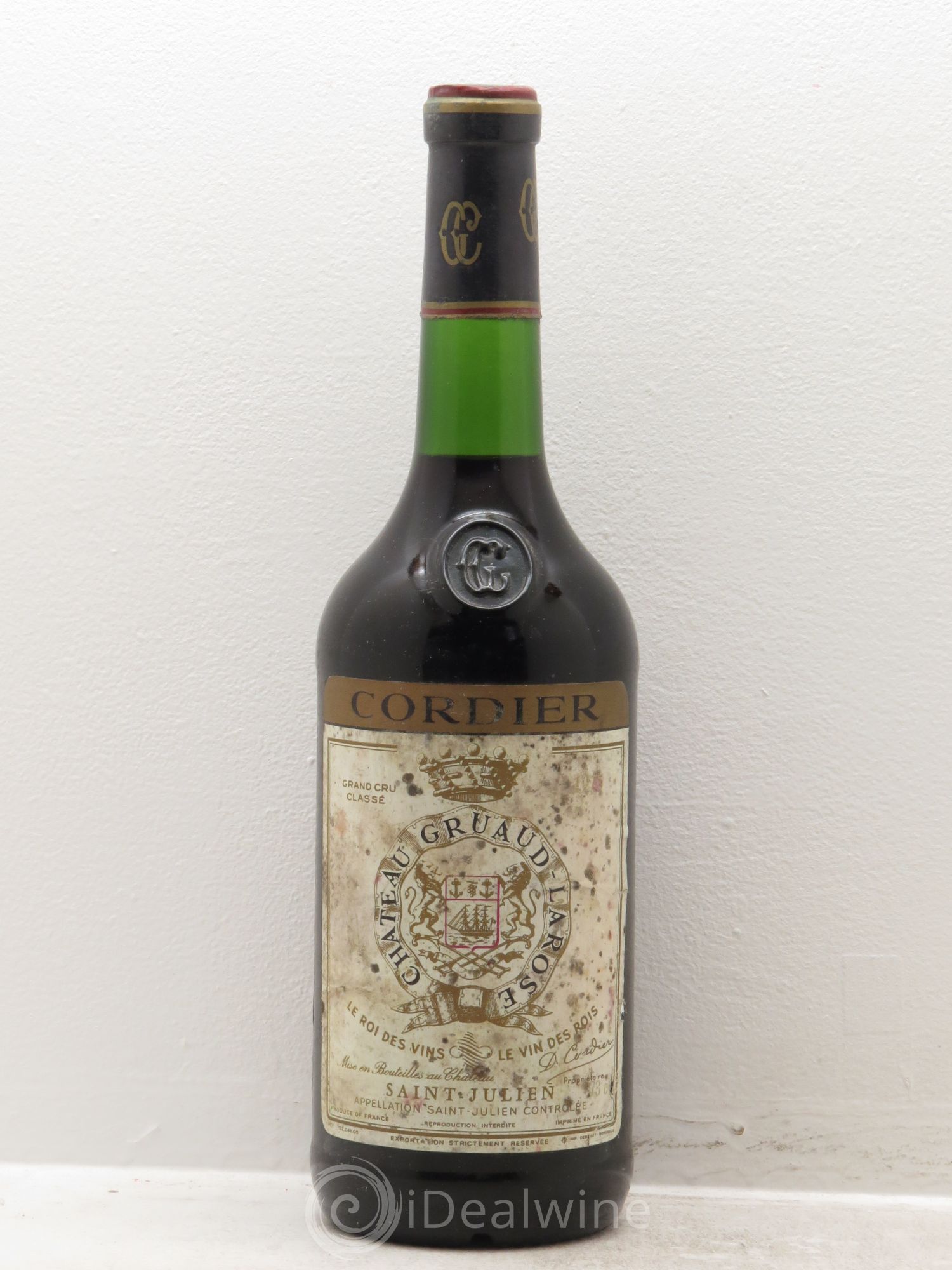 Château Gruaud Larose 2ème Grand Cru Classé 1975 - Lot de 1 bouteille - 0