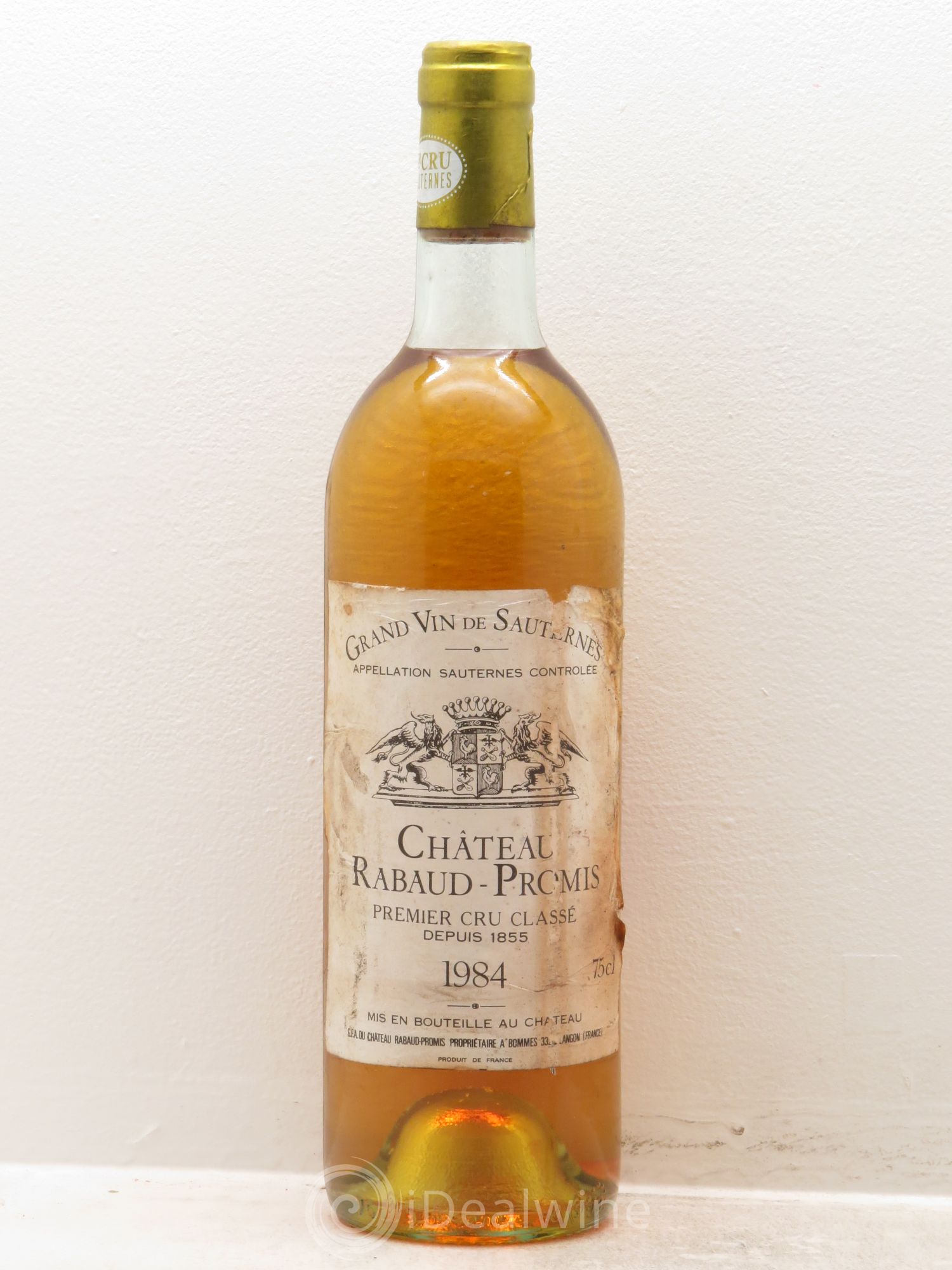 Château Rabaud Promis 1er Grand Cru Classé 1984 - Posten von 1 Flasche - 0