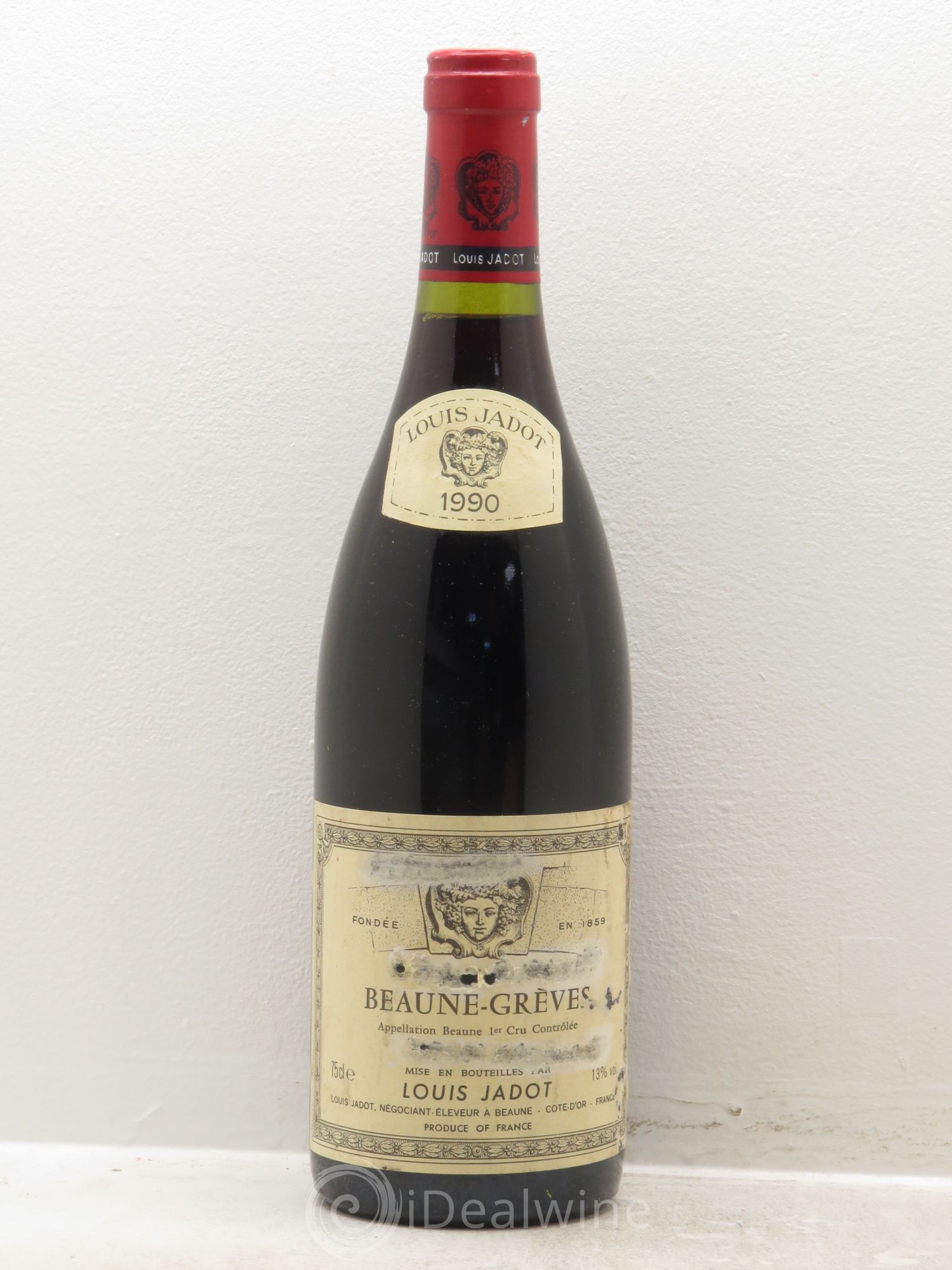 Beaune 1er Cru Grèves Domaine Louis Jadot 1990 - Lot de 1 bouteille - 0