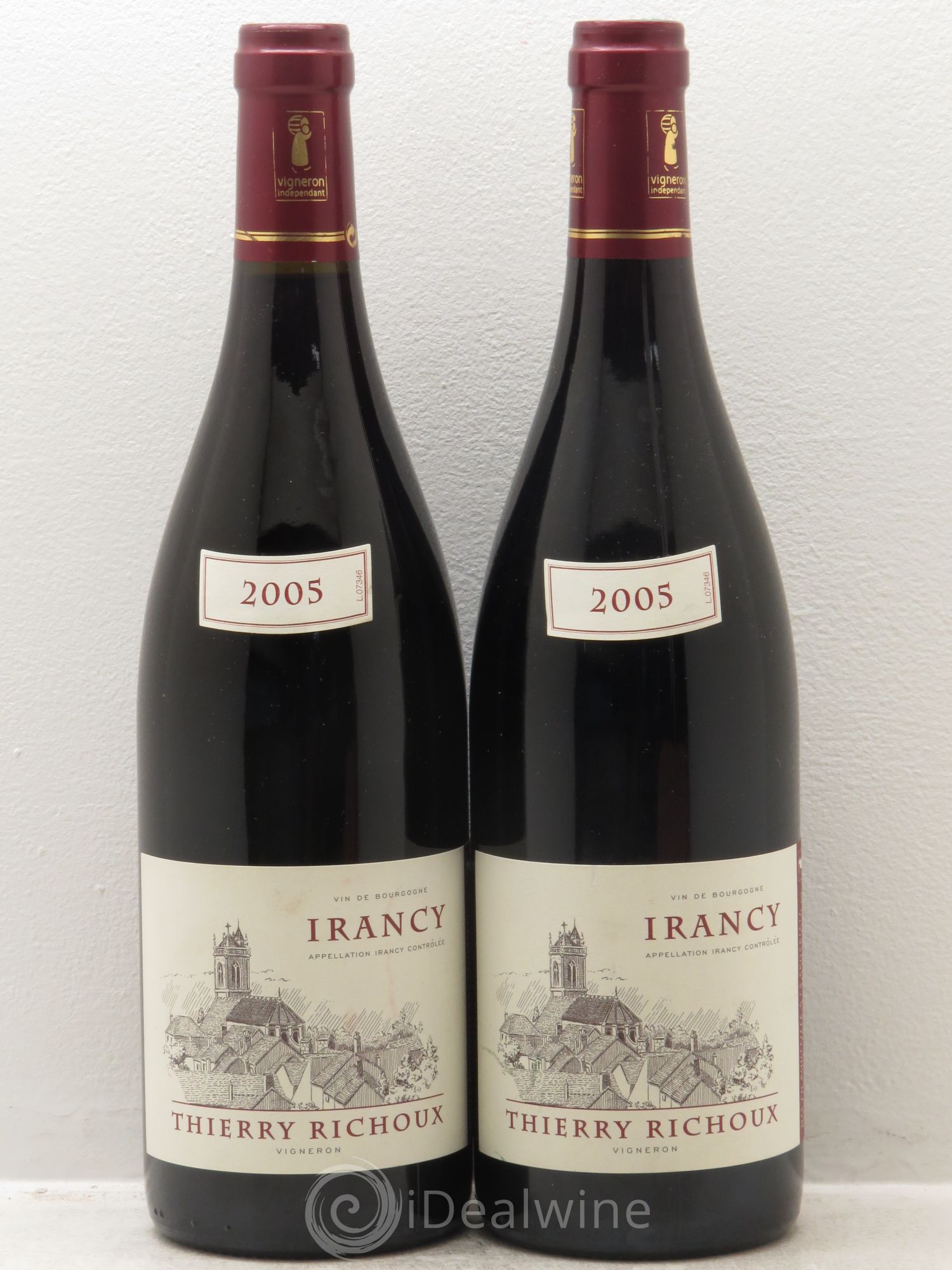 Bourgogne Irancy Thierry Richoux 2005 - Posten von 2 Flaschen - 0