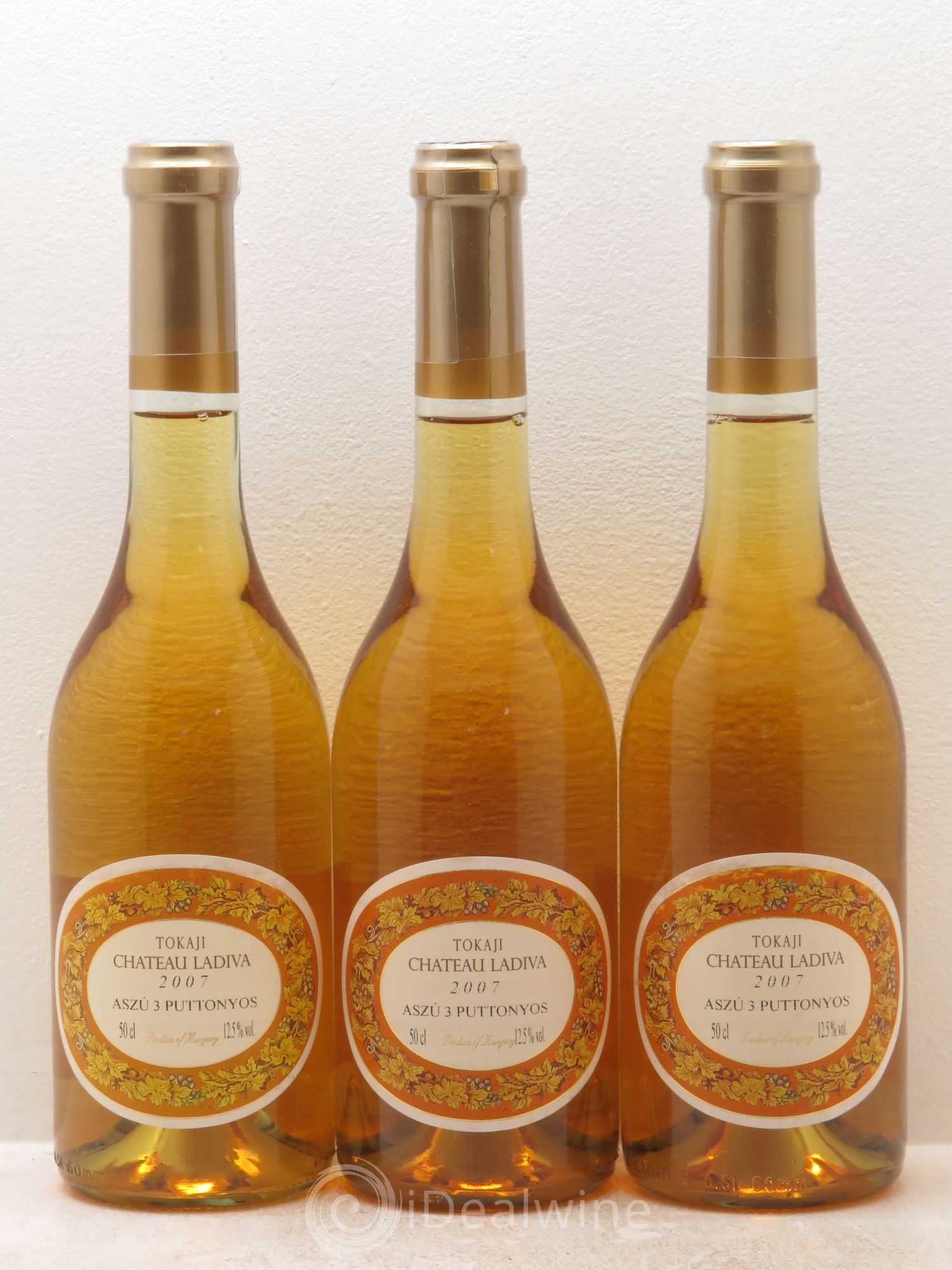 Tokaji 3 Puttonyos Château Lavida (50cl) 2007 - Posten von 3 Flaschen - 0