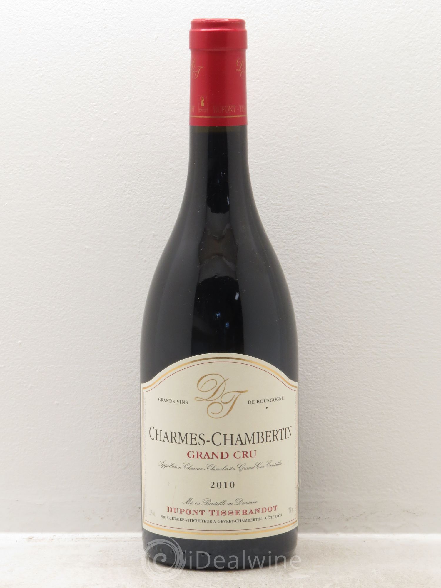 Charmes-Chambertin Grand Cru Dupont-Tisserandot (Domaine) 2010 - Lot de 1 bouteille - 0