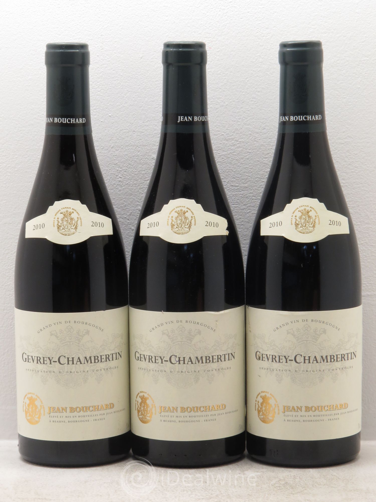Gevrey-Chambertin Jean Bouchard (sans prix de réserve) 2010 - Posten von 3 Flaschen - 0