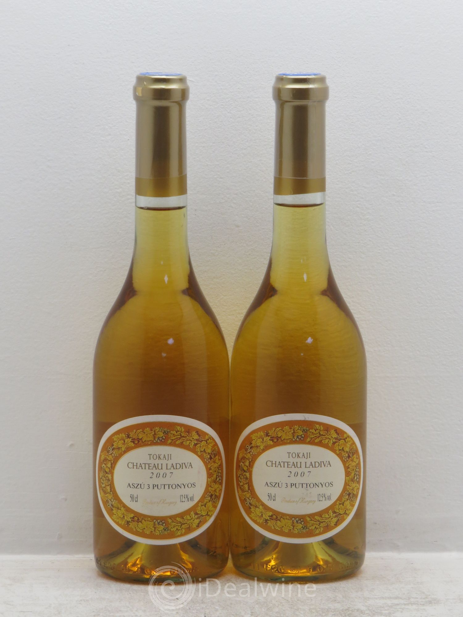 Tokaji Ladiva 3 Puttonyos (sans prix de réserve) 2007 - Posten von 2 Flaschen - 0