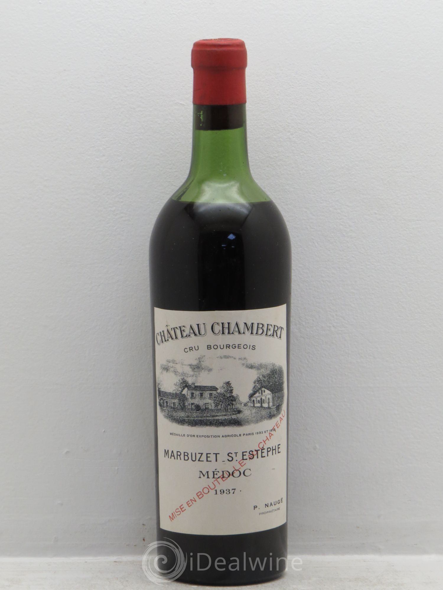 Château Chambert-Marbuzet Cru Bourgeois (senza prezzo di riserva) 1937 - Lotto di 1 bottiglia - 0