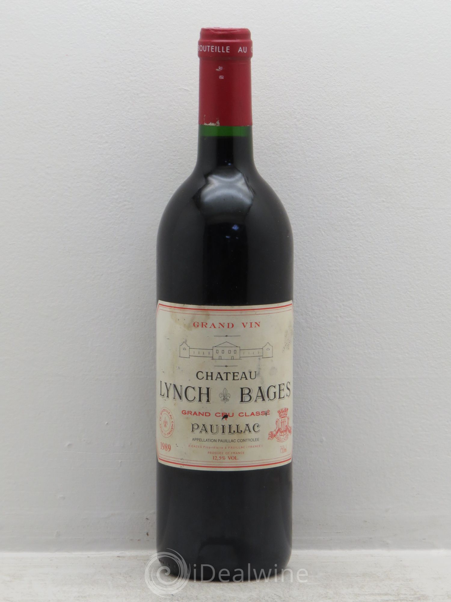 Château Lynch Bages 5ème Grand Cru Classé 1989 - Lot de 1 bouteille - 0