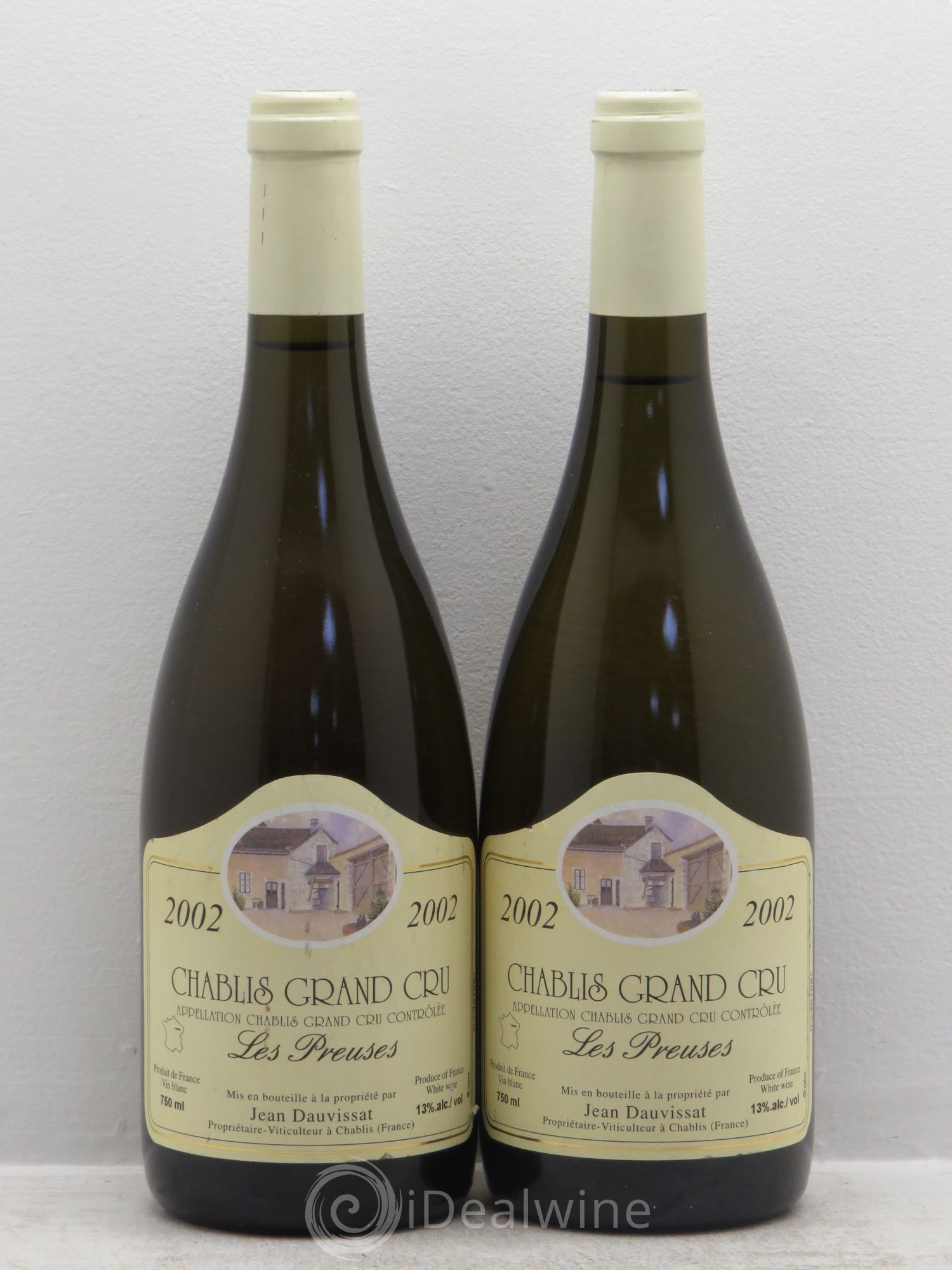 Chablis Grand Cru Jean Dauvissat 2002 - Posten von 2 Flaschen - 0