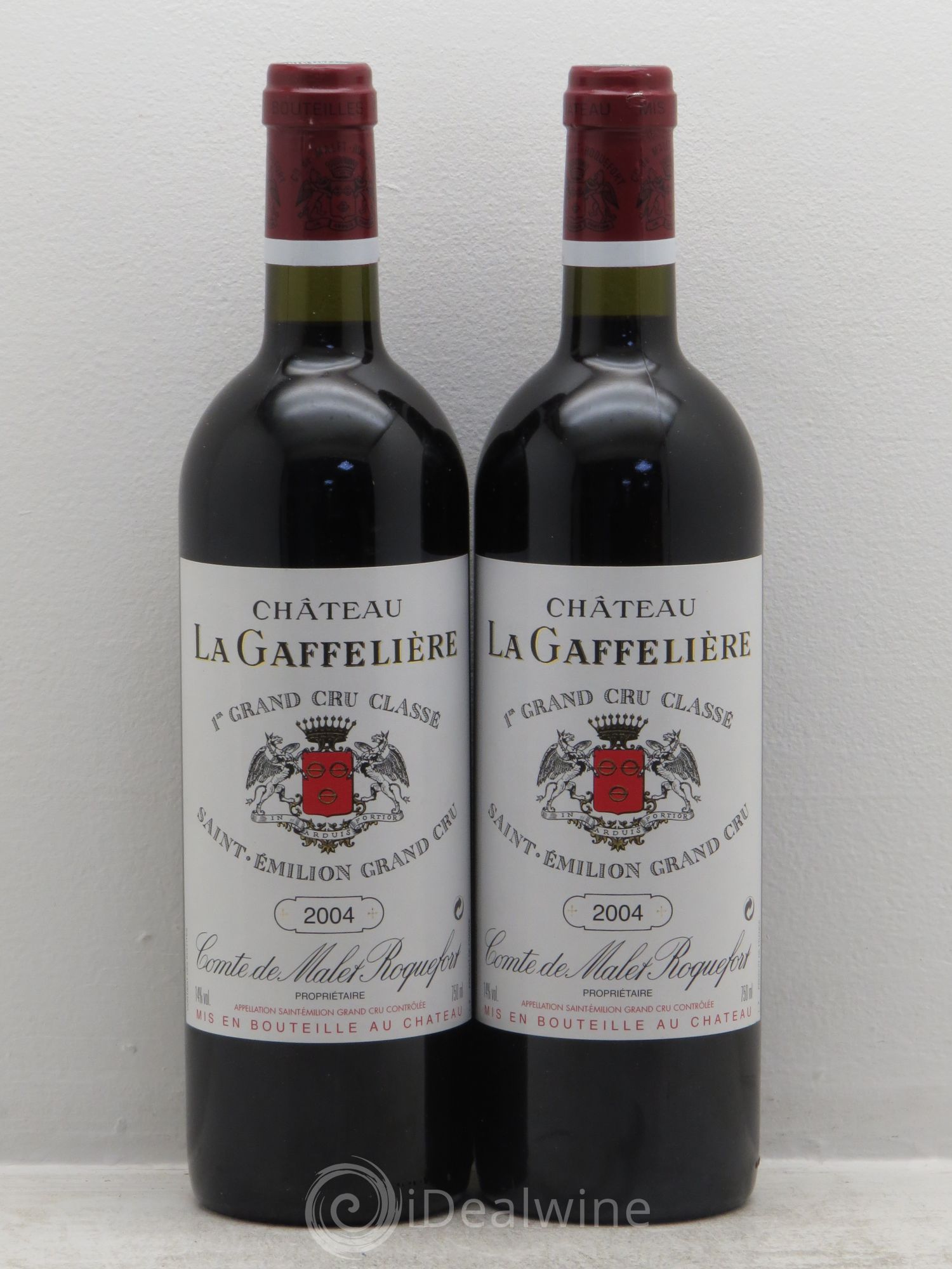 Château la Gaffelière 1er Grand Cru Classé B 2004 - Lot de 2 bouteilles - 0