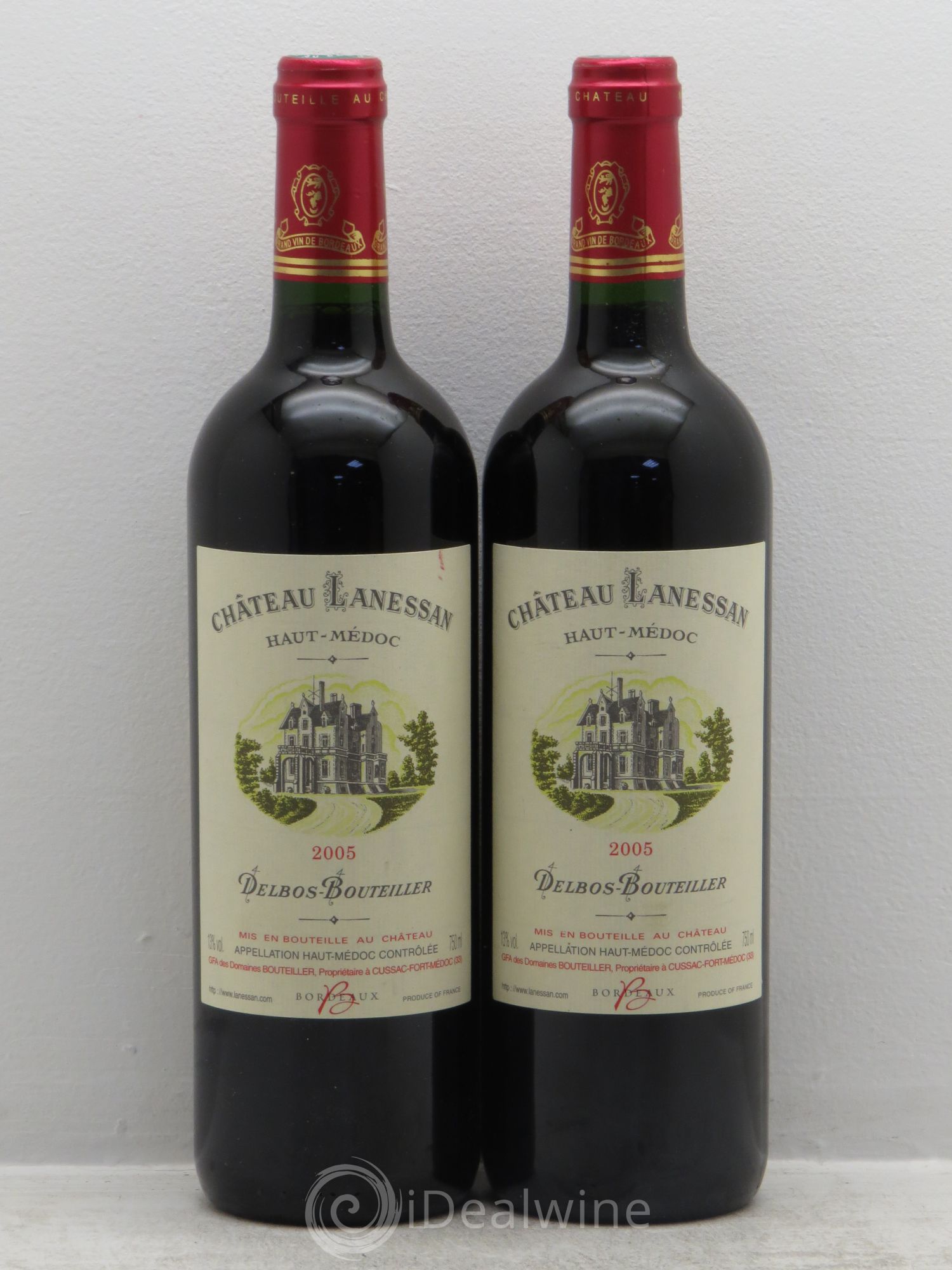 Château Lanessan Cru Bourgeois 2005 - Lot de 2 bouteilles - 0