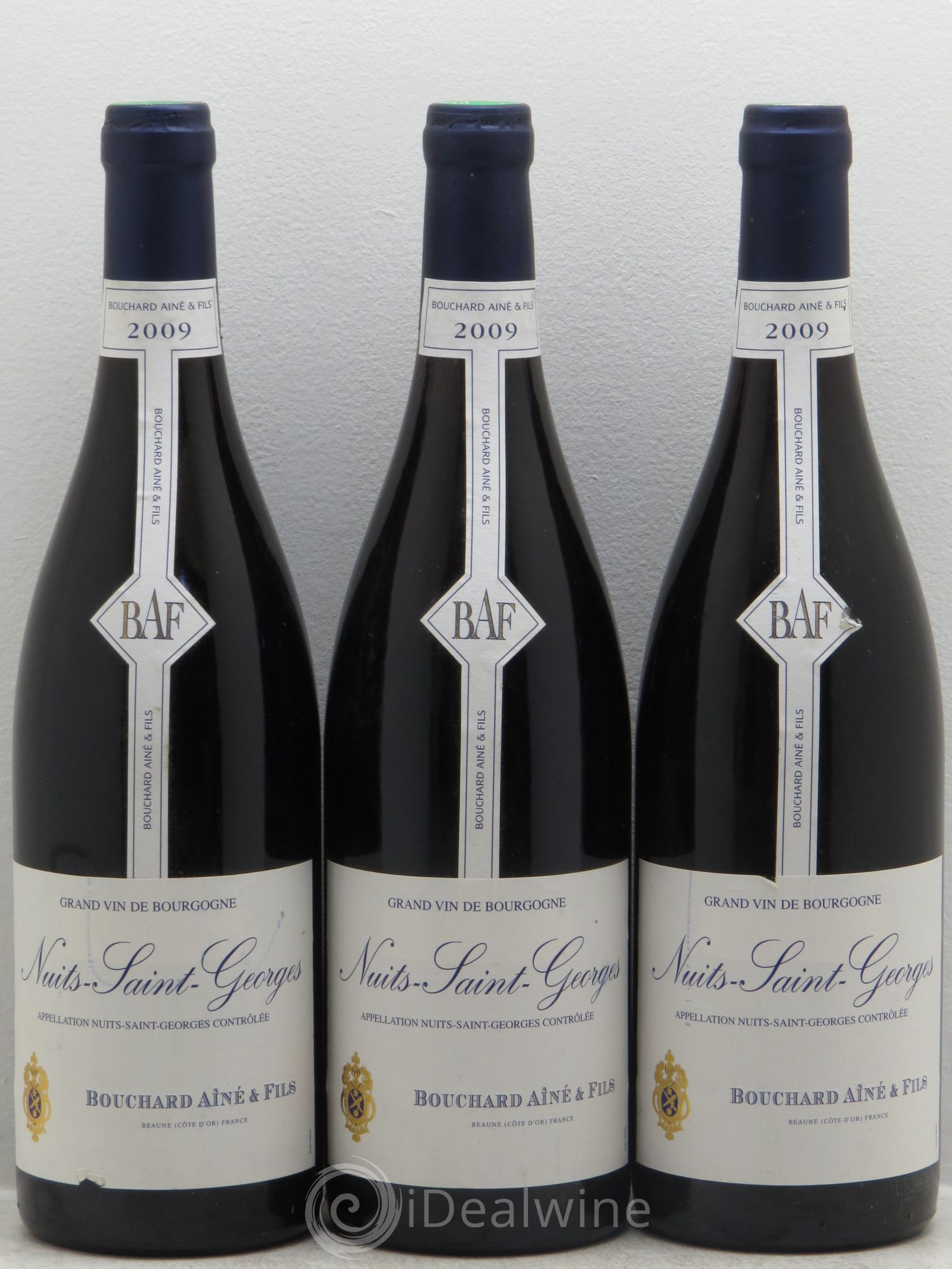 Nuits-Saint-Georges Bouchard Aine (sans prix de réserve) 2009 - Posten von 3 Flaschen - 0