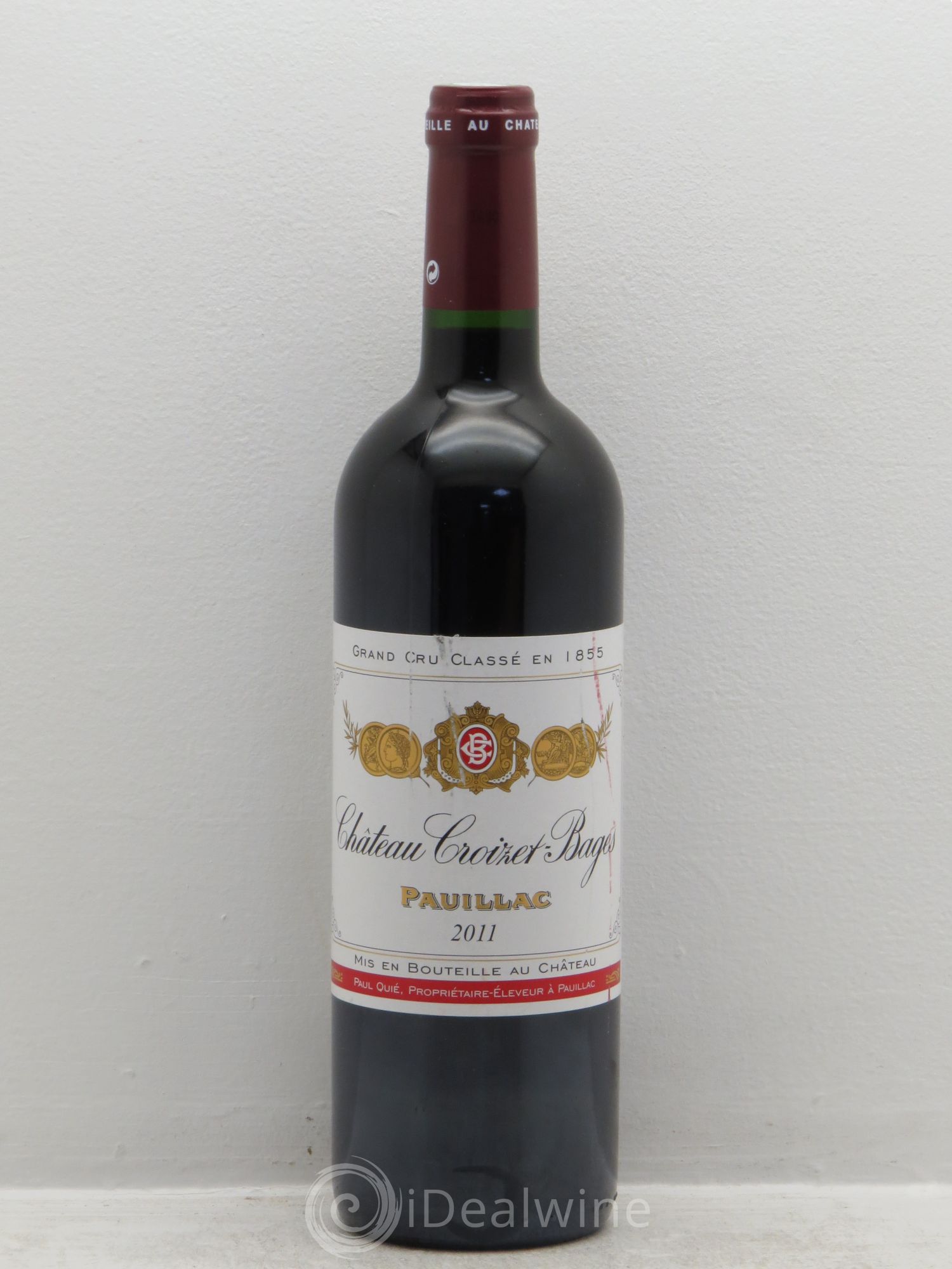 Château Croizet Bages 5ème Grand Cru Classé 2011 - Lot de 6 bouteilles - 0