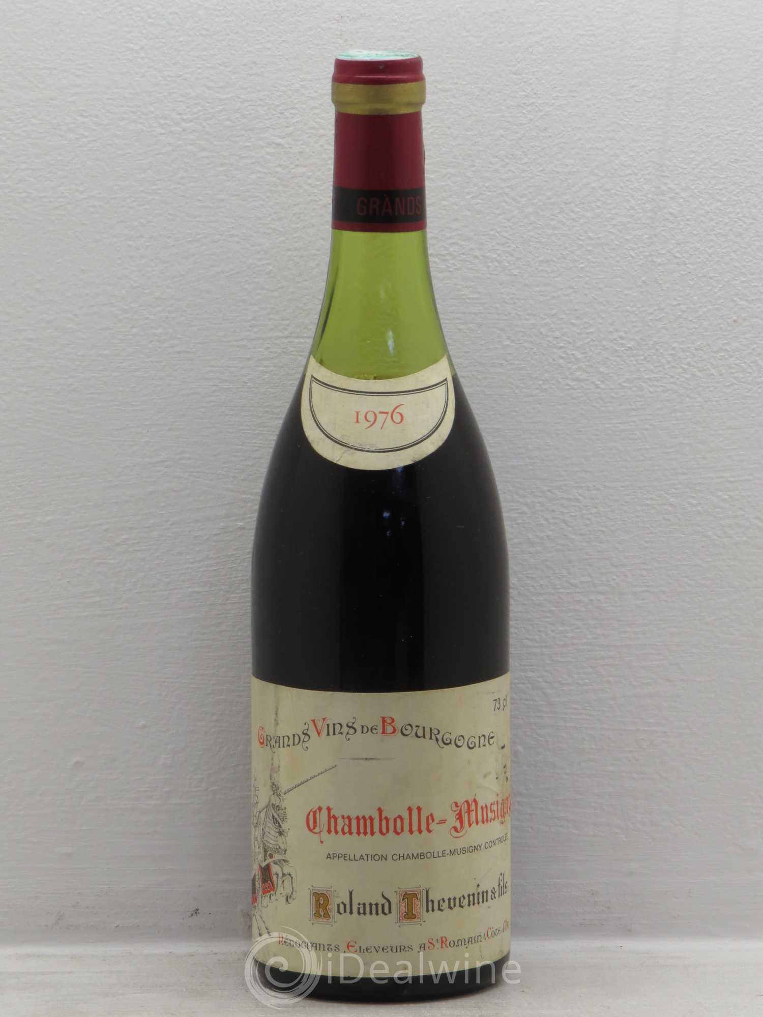 Chambolle-Musigny Roland Thévenin (sans prix de réserve) 1976 - Posten von 1 Flasche - 0