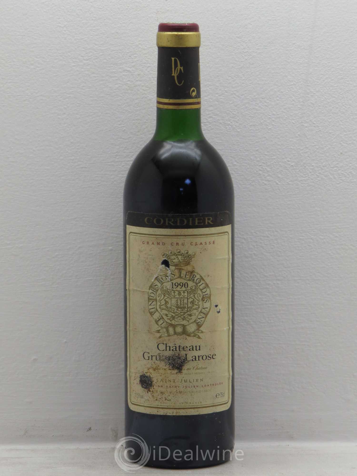 Château Gruaud Larose 2ème Grand Cru Classé 1990 - Lot de 1 bouteille - 0