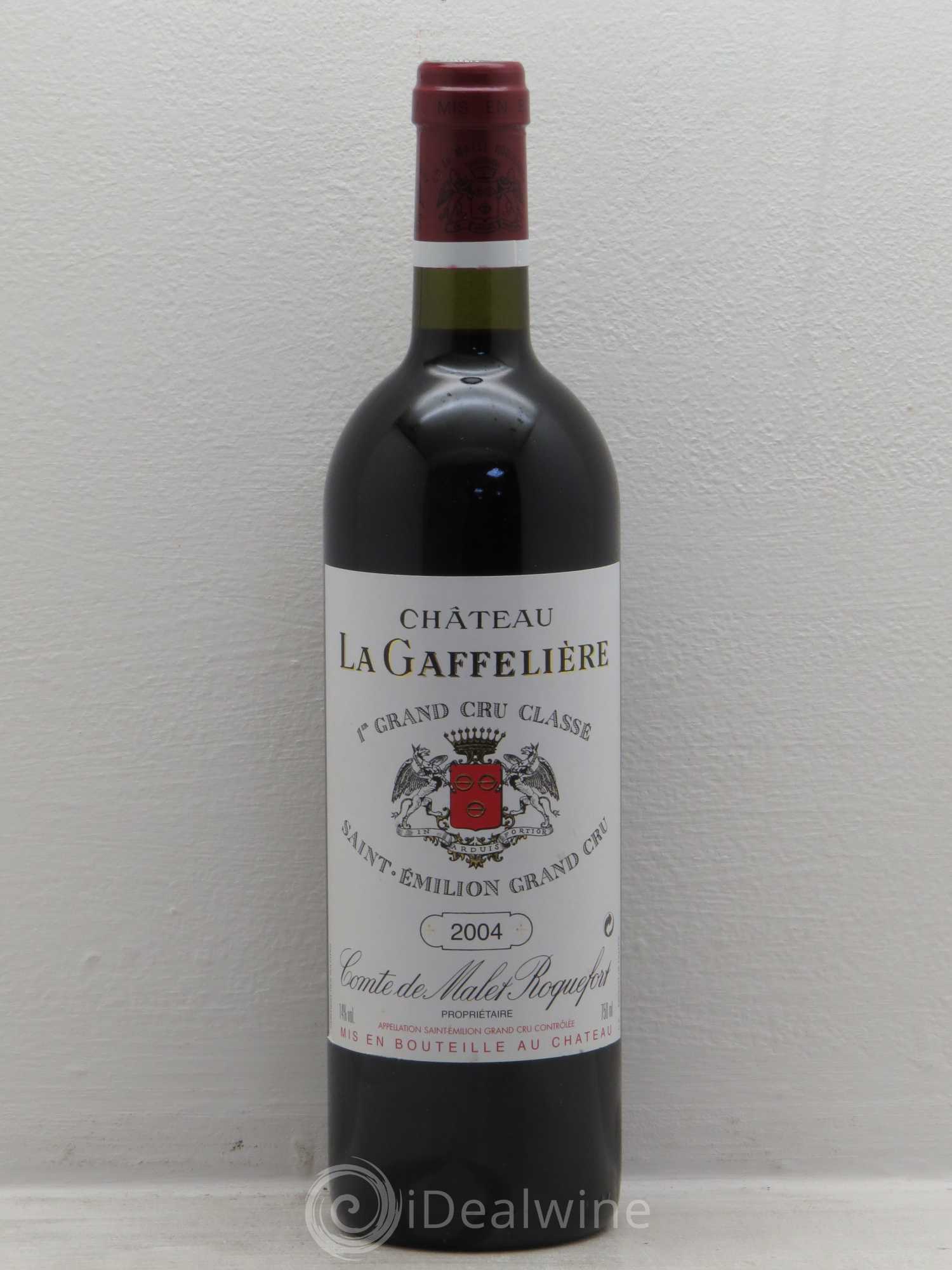 Château la Gaffelière 1er Grand Cru Classé B 2004 - Lot de 1 bouteille - 0