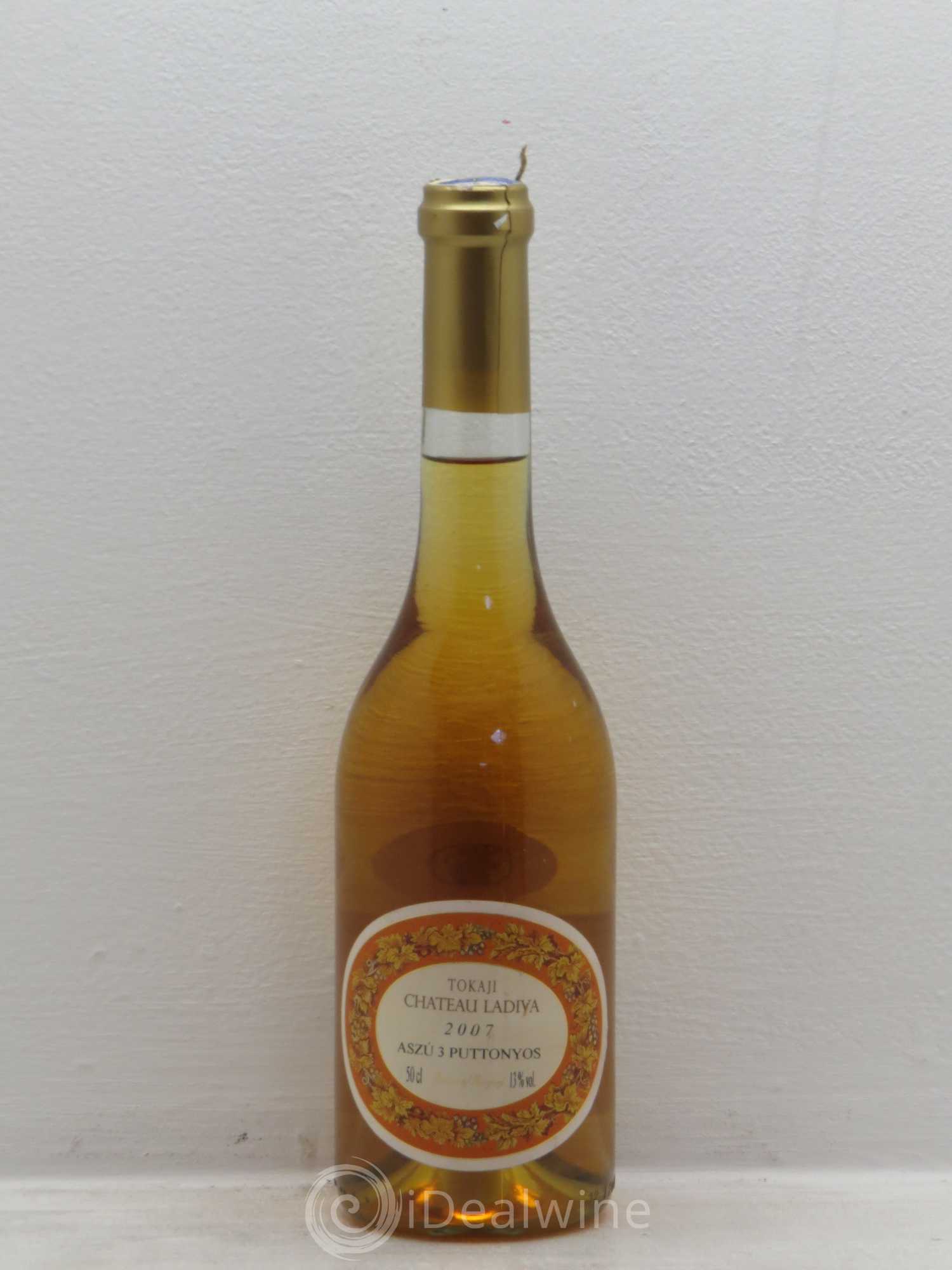 Tokaji Chateau Ladiva 3 Puttonyos Aszu 2007 - Lotto di 6 bottiglie - 0