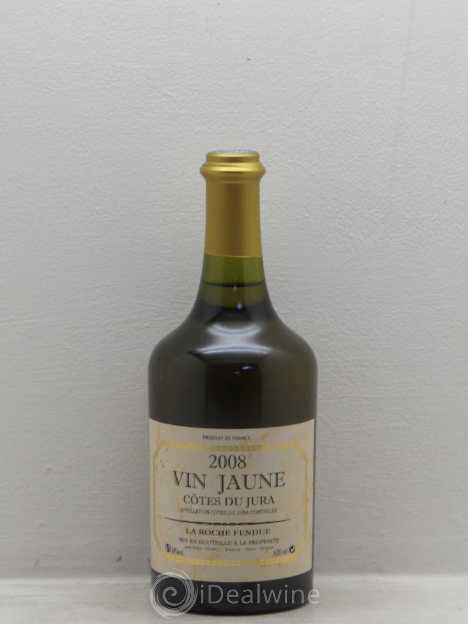 Arbois Vin Jaune Roche Fendue 62cl 2008 - Lot de 1 bouteille - 0