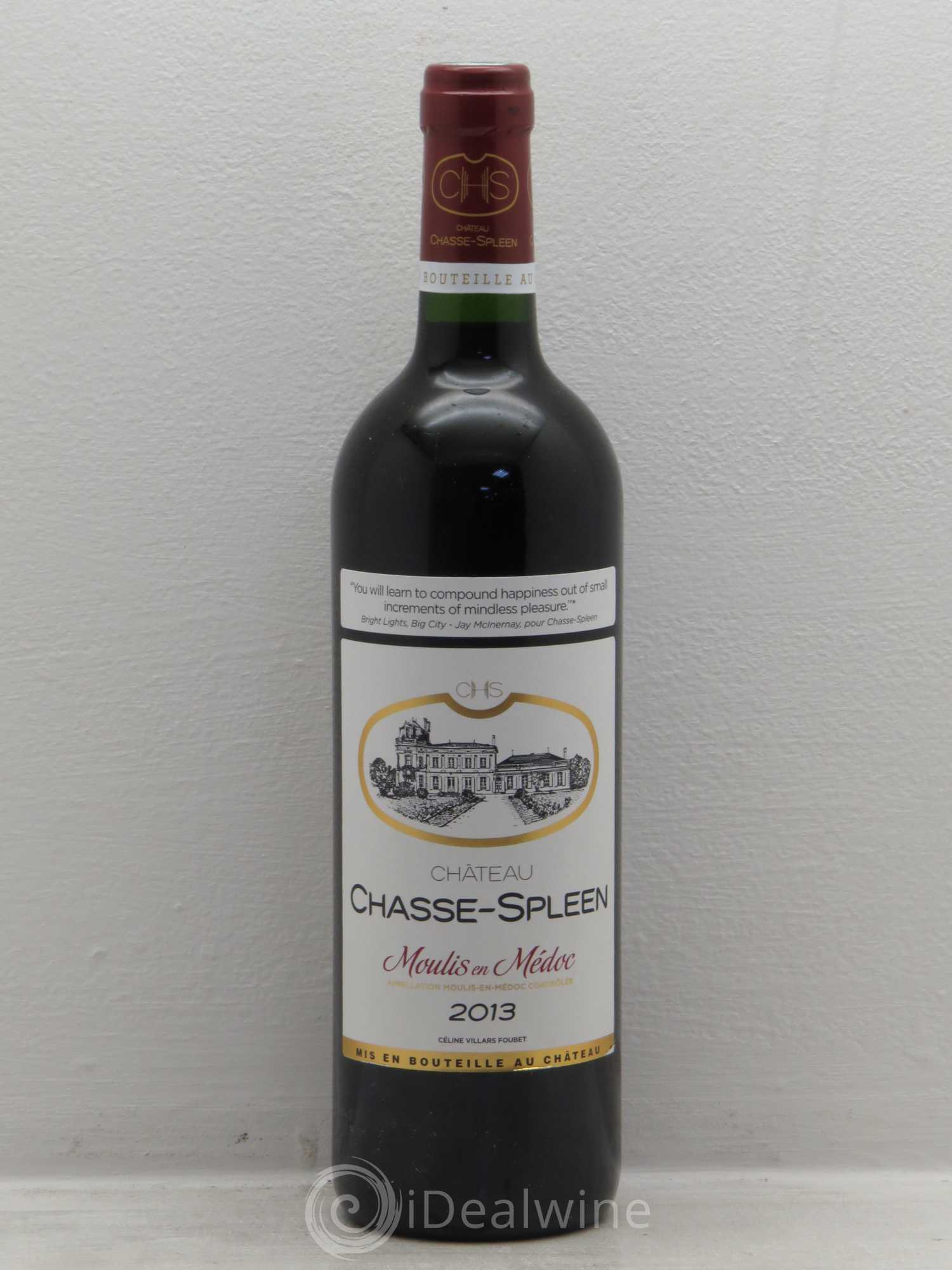 Château Chasse Spleen 2013 - Lot de 6 bouteilles - 0