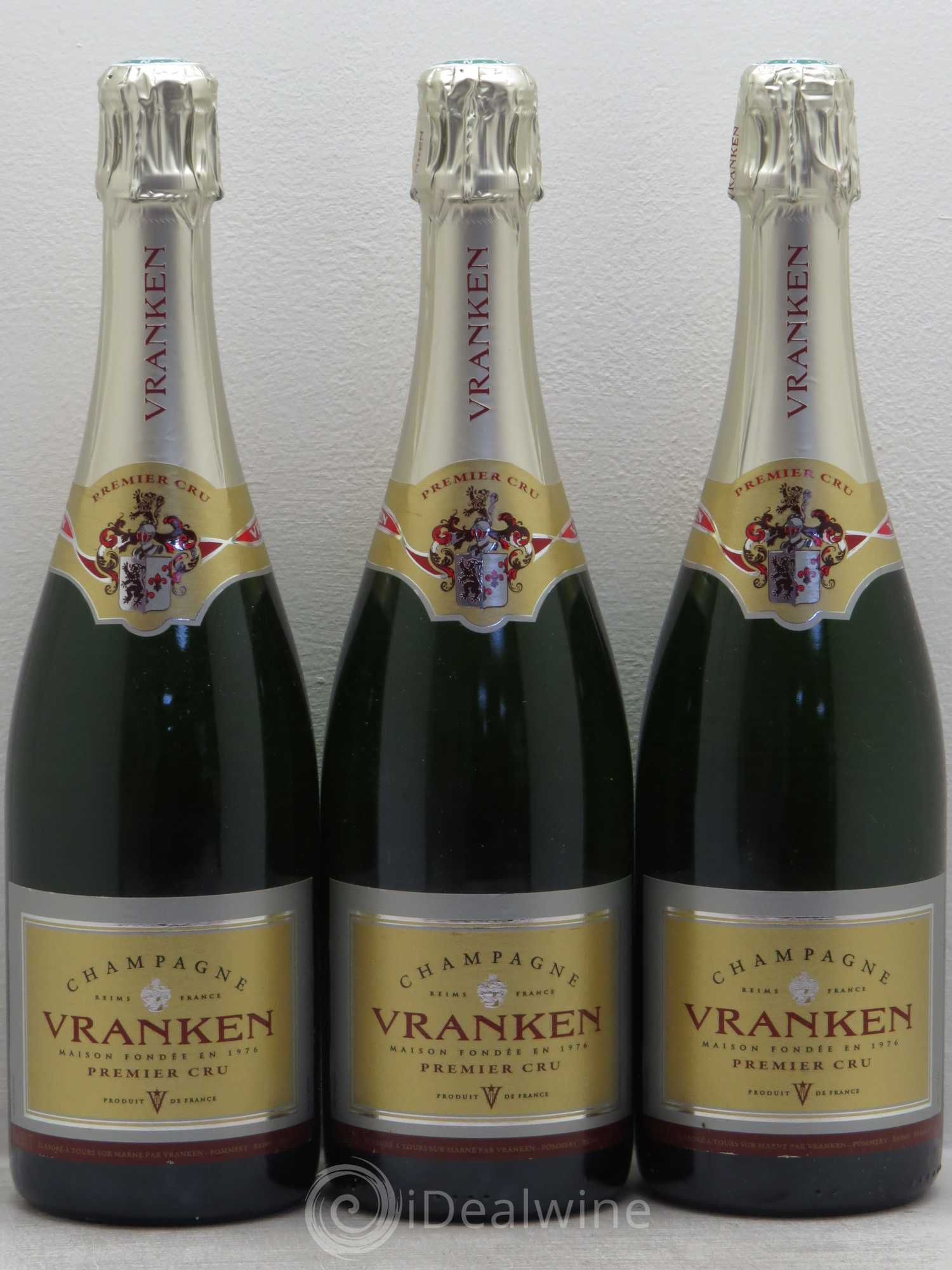 Champagne Premier cru Vranken - Posten von 3 Flaschen - 0
