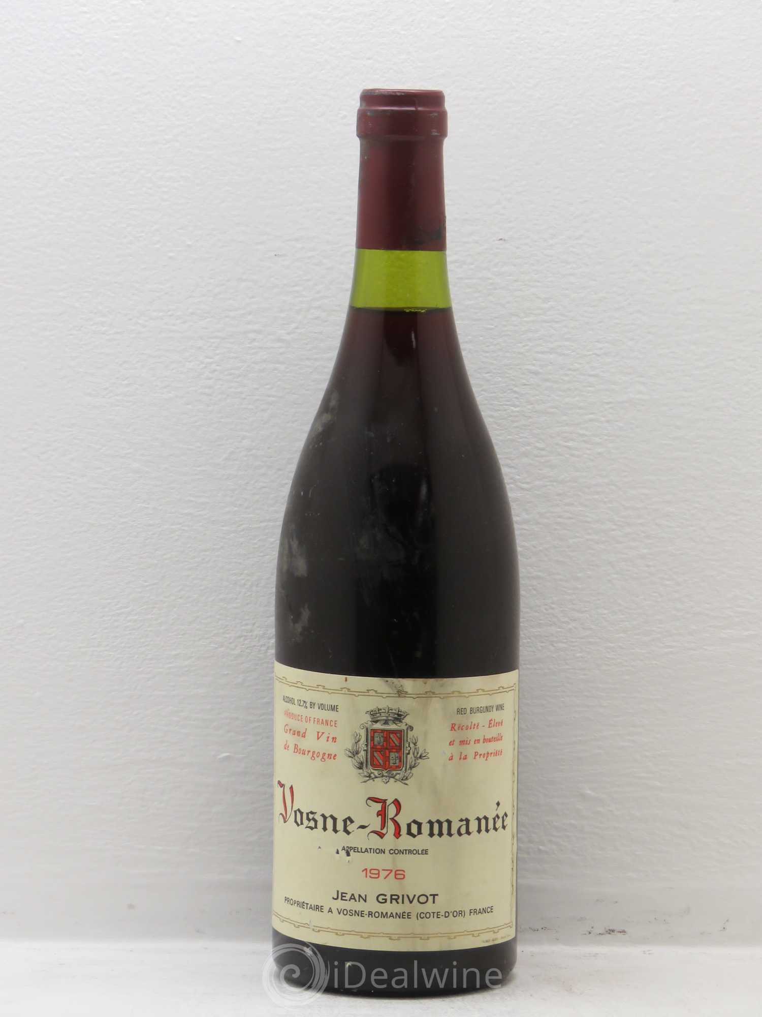 Vosne-Romanée Jean Grivot 1976 - Lot de 1 bouteille - 0