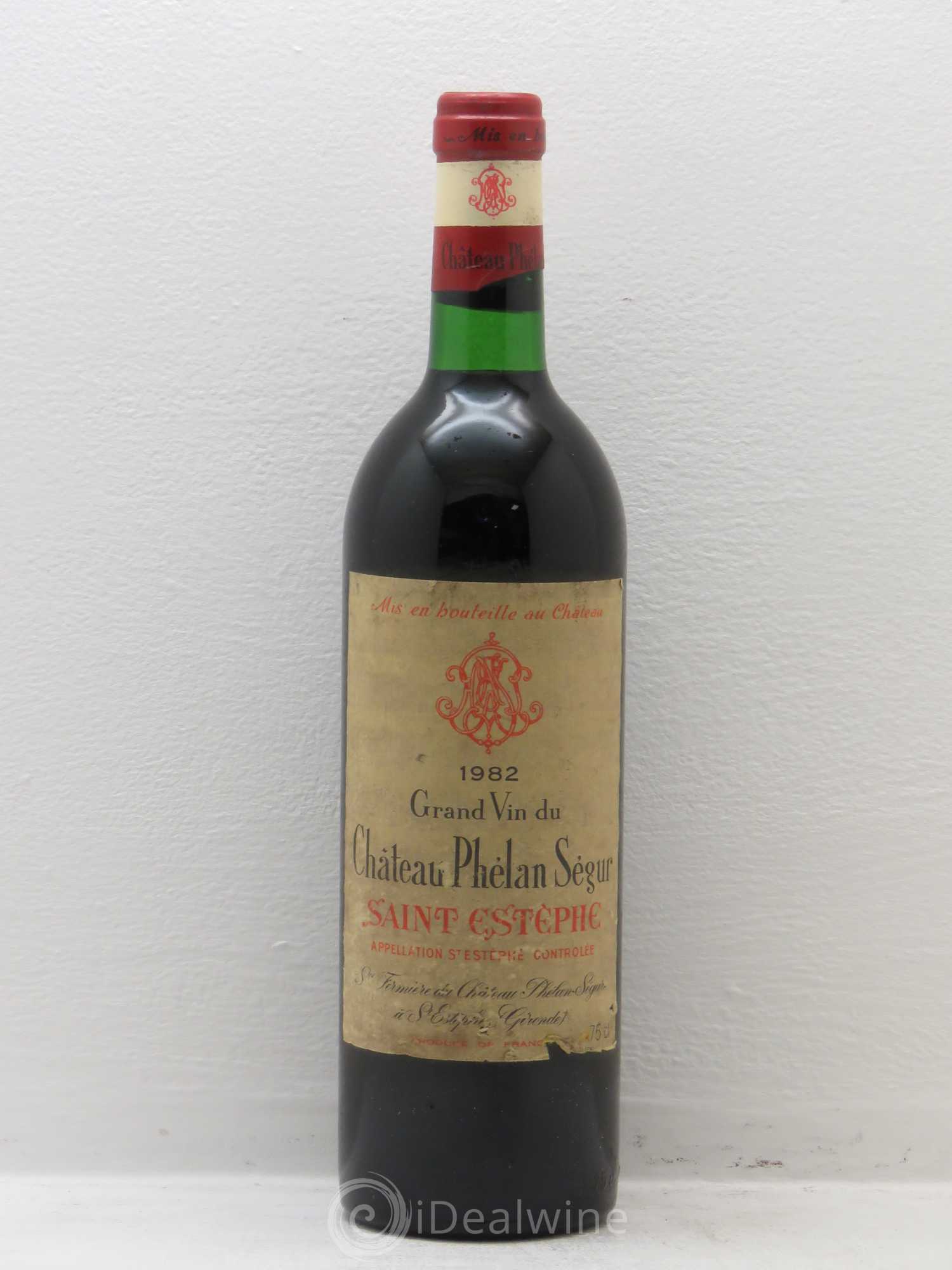 Château Phélan Ségur 1982 - Lot de 1 bouteille - 0