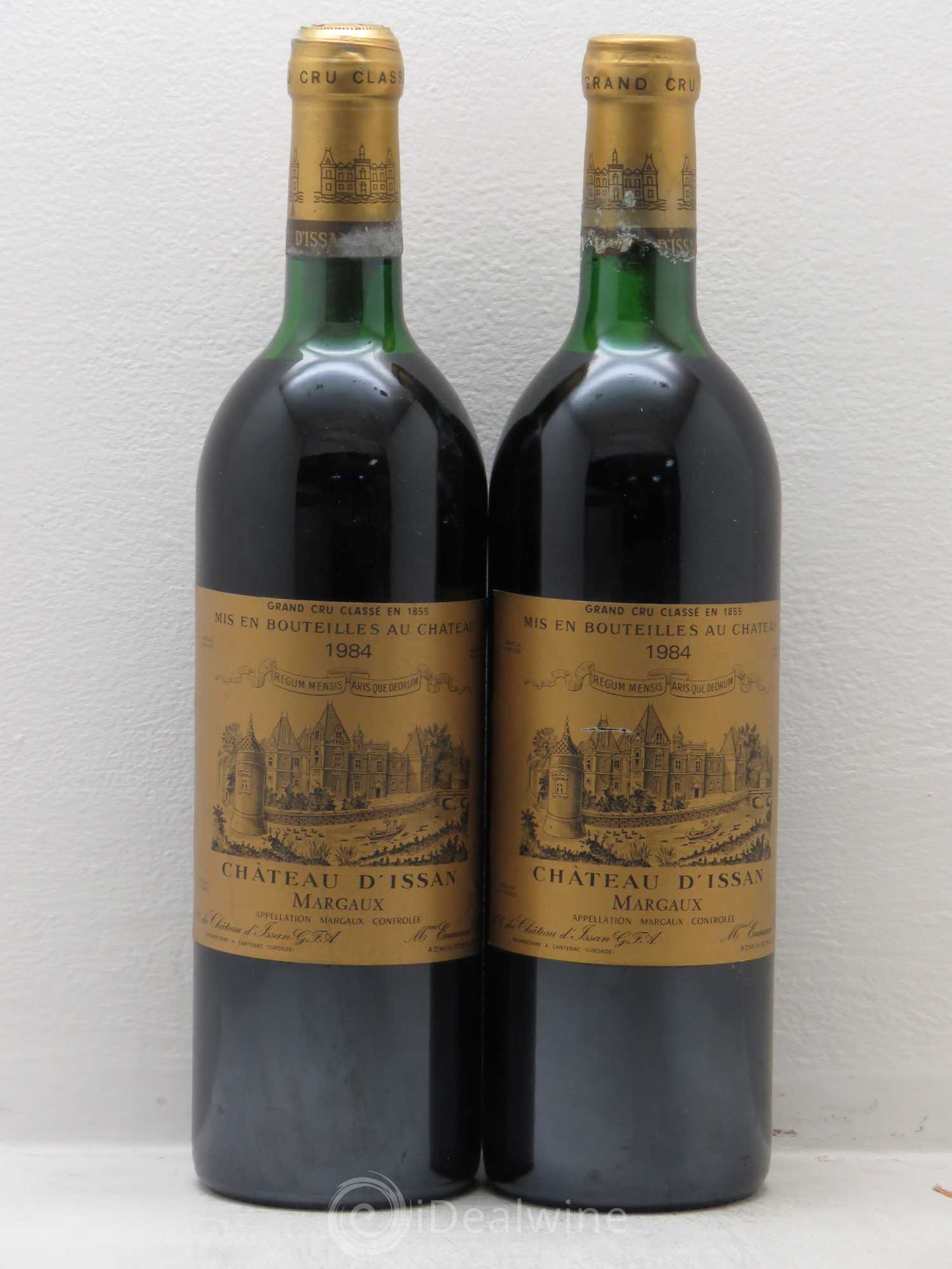 Château d'Issan 3ème Grand Cru Classé 1984 - Lot de 2 bouteilles - 0