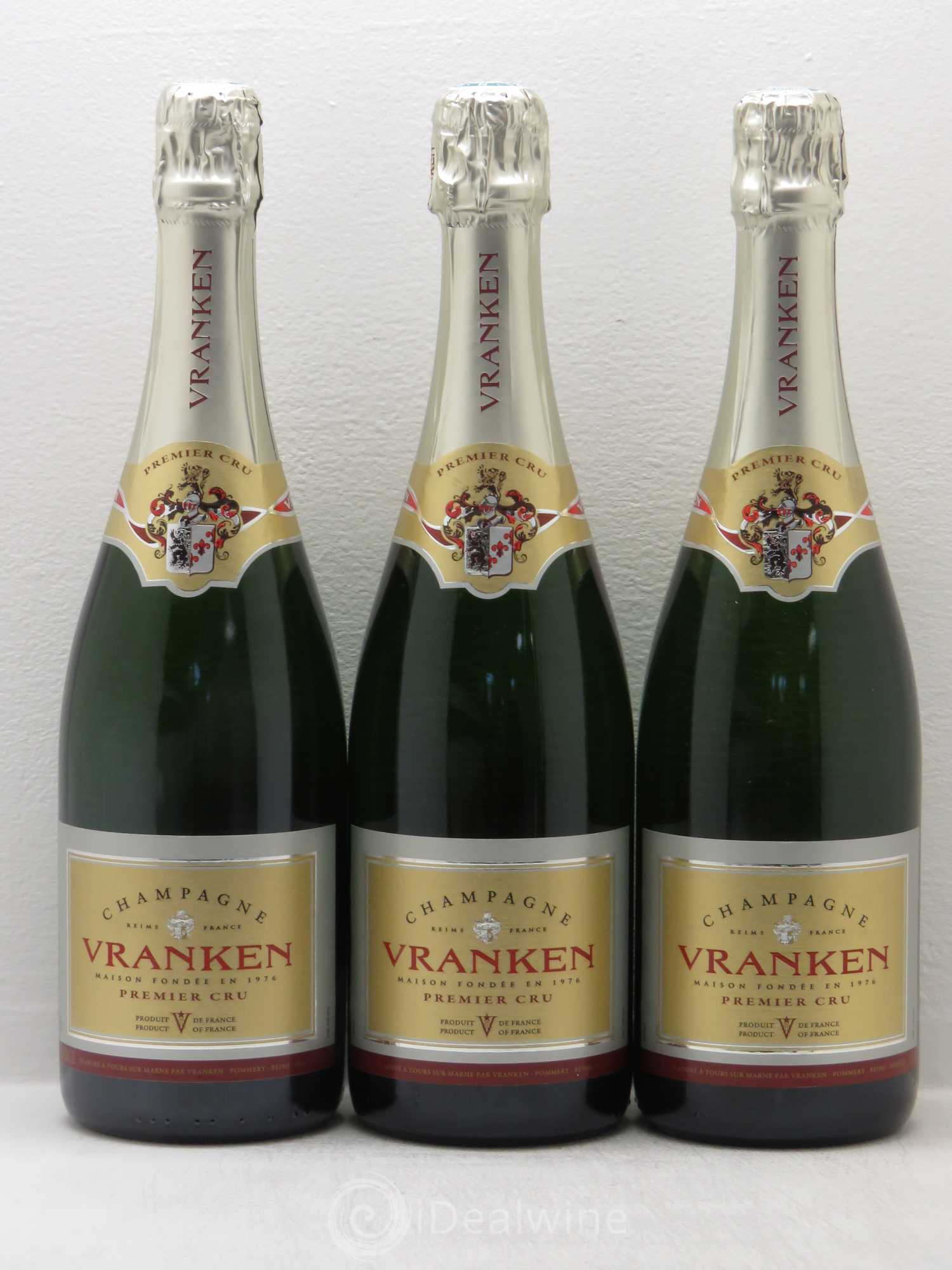 Champagne 1 er cru Vranken - Posten von 3 Flaschen - 0
