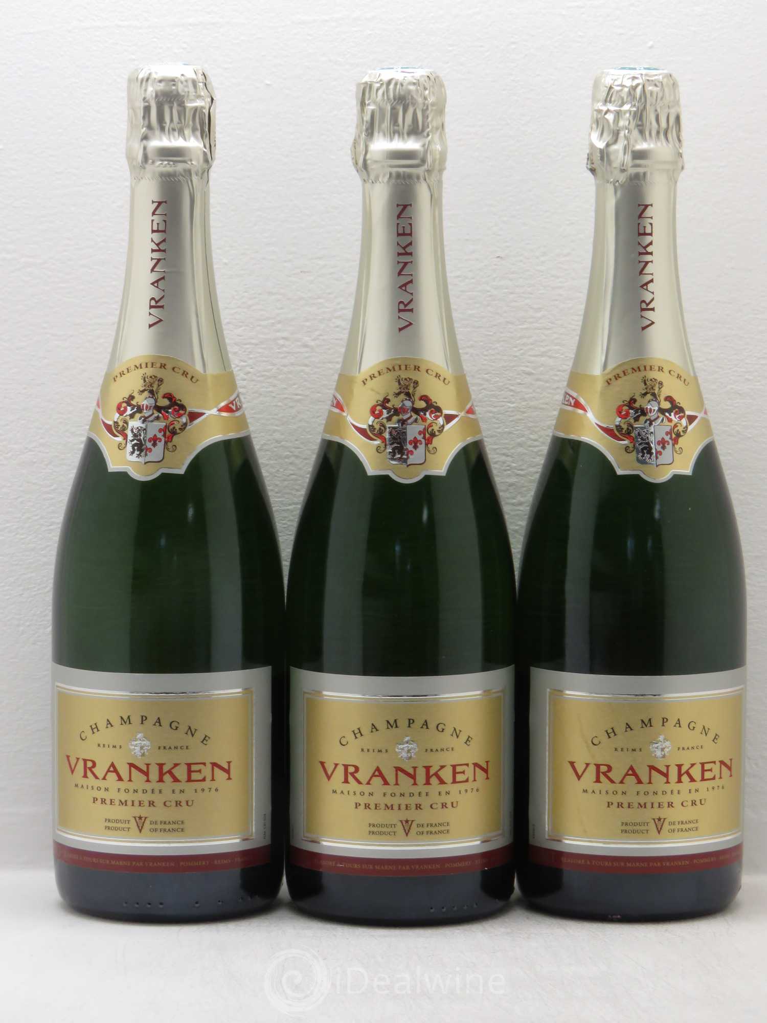 Champagne 1 er cru Vranken - Posten von 3 Flaschen - 0