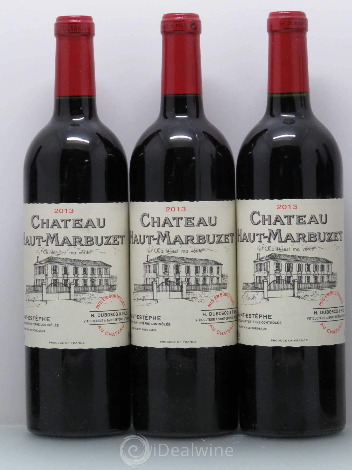 Château Haut Marbuzet 2013 - Lot de 6 bouteilles - 1