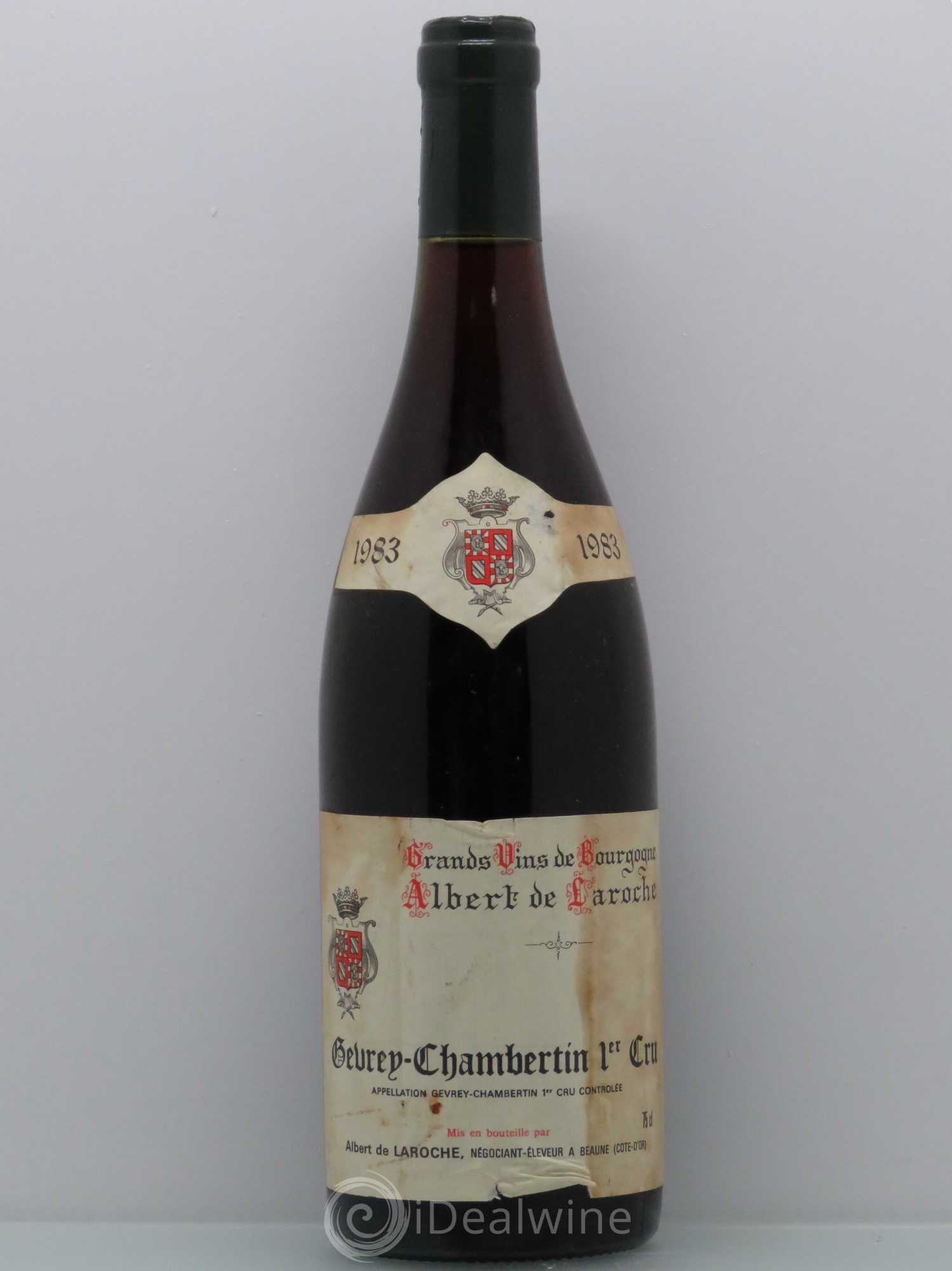 Gevrey-Chambertin 1er Cru Albert De Laroche 1983 - Posten von 1 Flasche - 0
