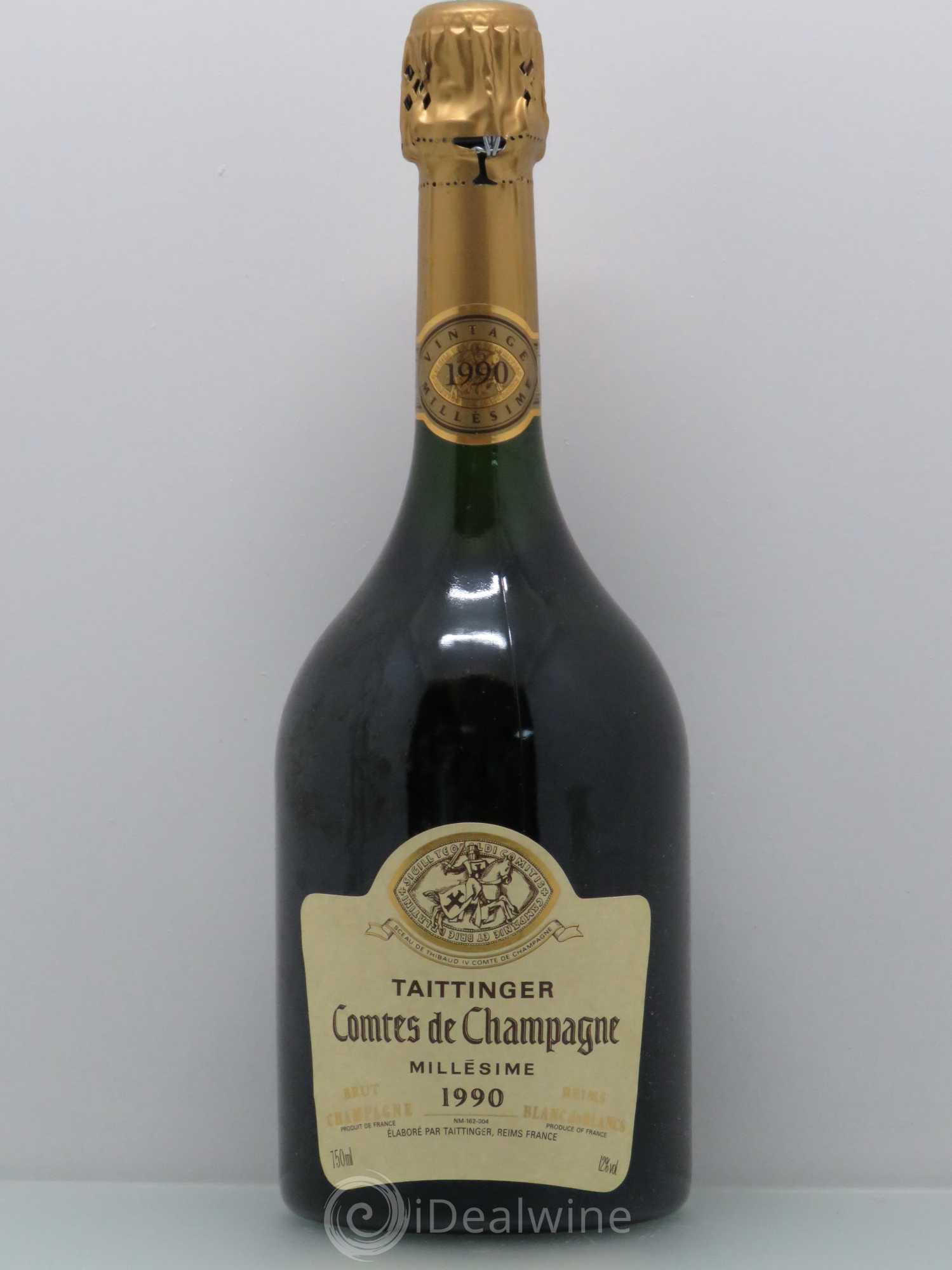 Comtes de Champagne Taittinger 1990 - Lot de 1 bouteille - 0