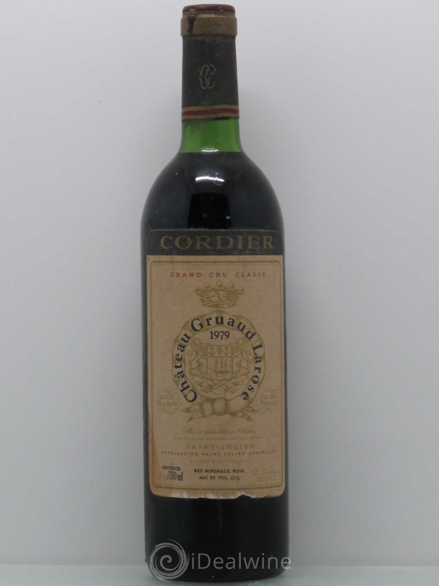 Château Gruaud Larose 2ème Grand Cru Classé 1979 - Lot de 1 bouteille - 0