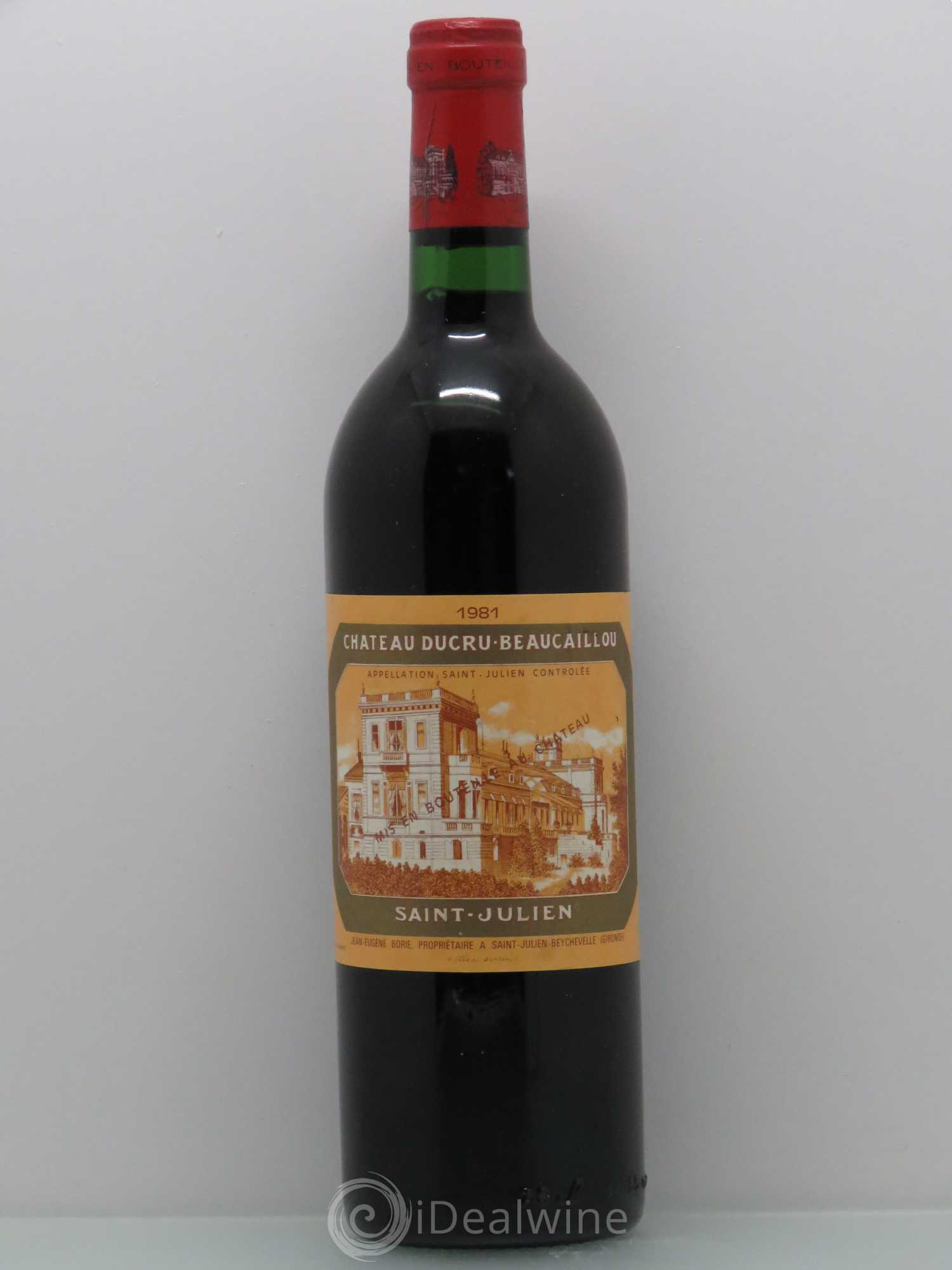 Château Ducru Beaucaillou 2ème Grand Cru Classé 1981 - Lot de 1 bouteille - 0