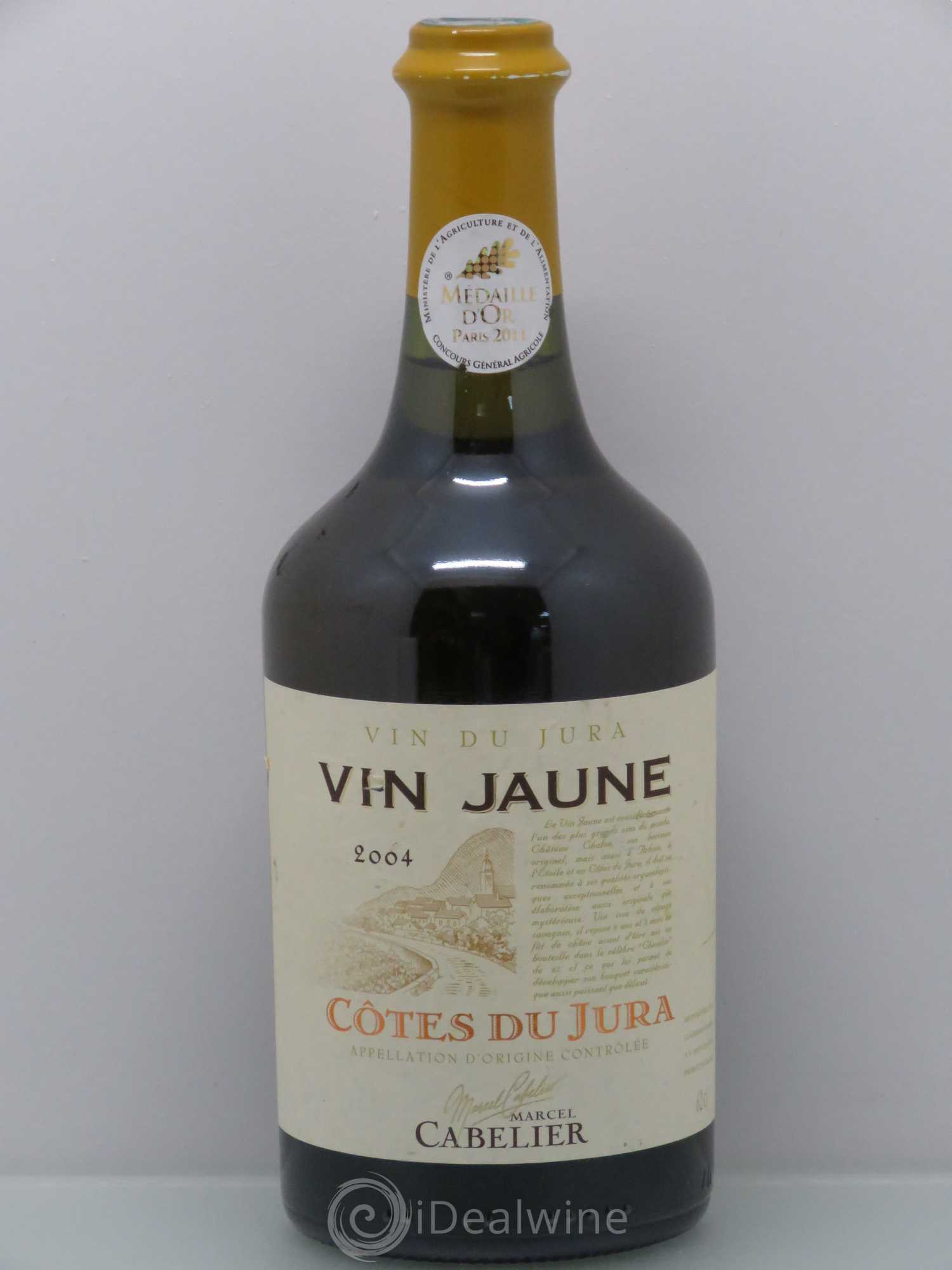 Arbois Vin Jaune Marcel Cabelier 2004 - Lot de 1 bouteille - 0